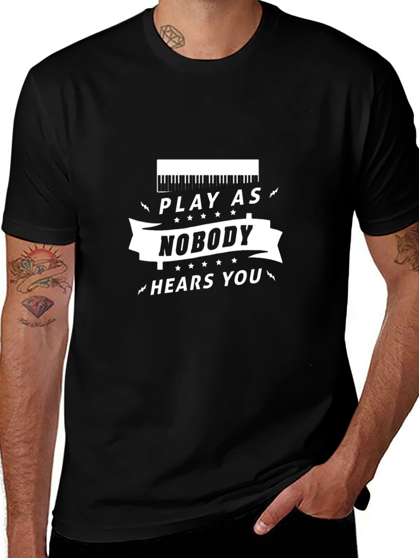 Play as Nobody Hears You Graphic Tee