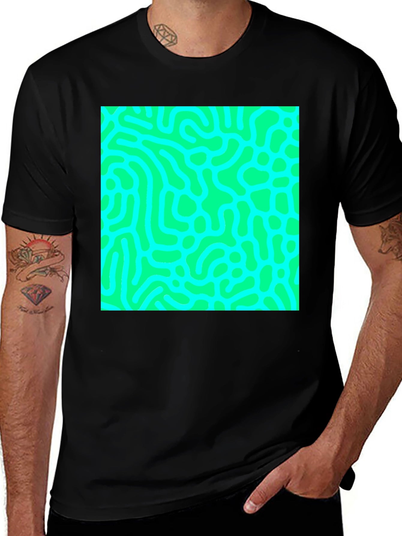 Abstract Pattern Tee - Stylish & Unique Design