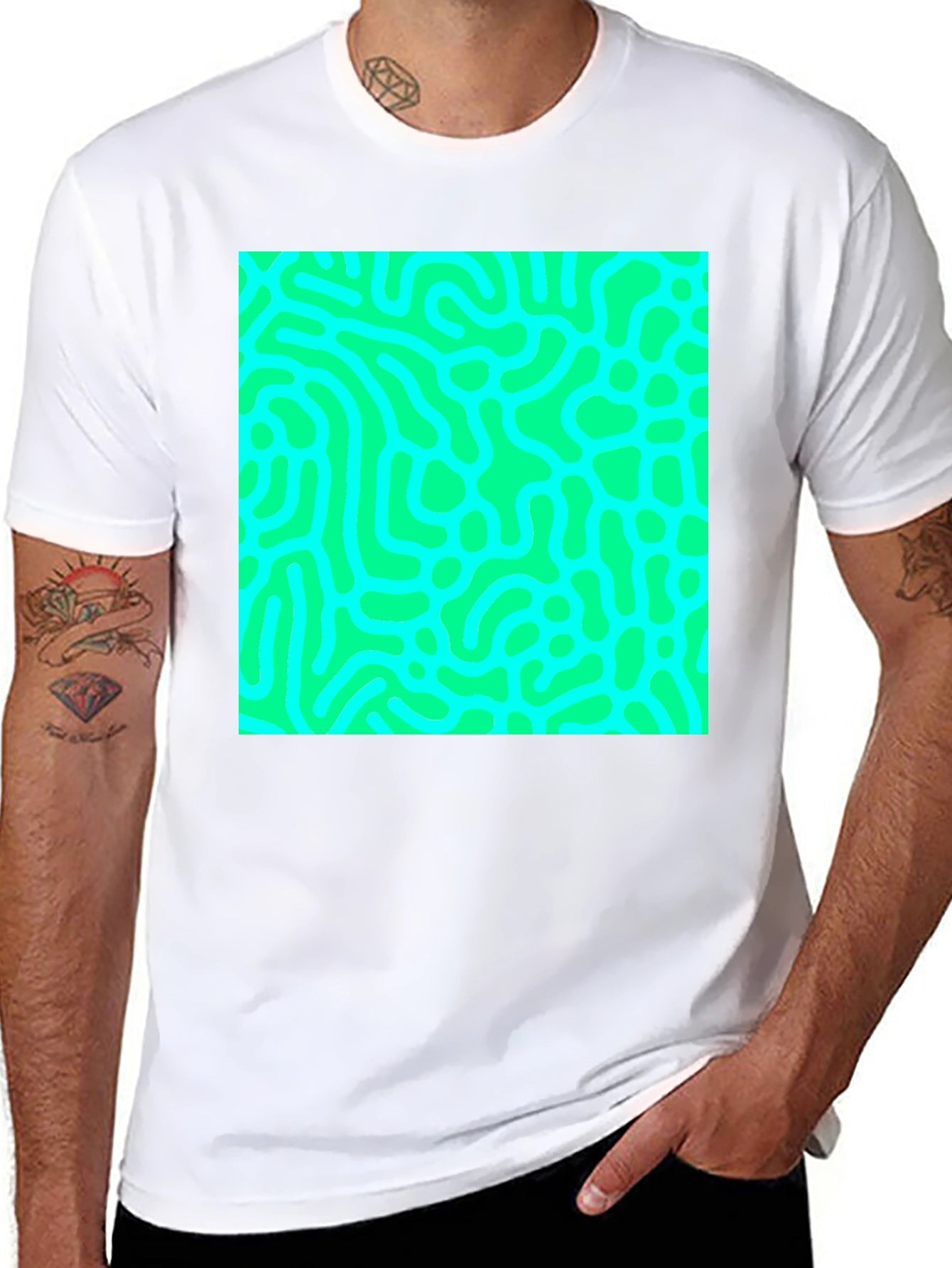 Abstract Pattern Tee - Stylish & Unique Design