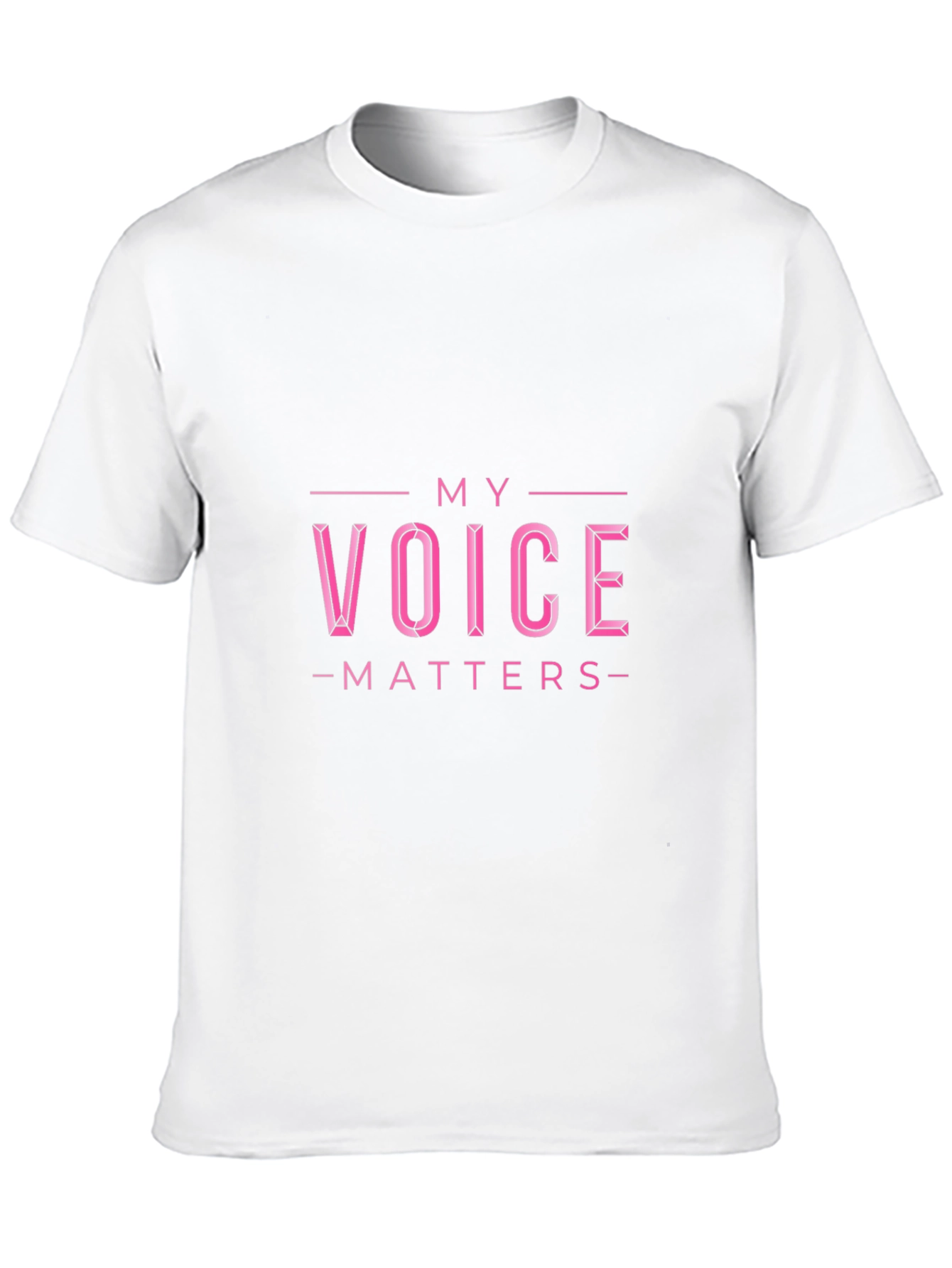 My Voice Matters Graphic Tee - Black