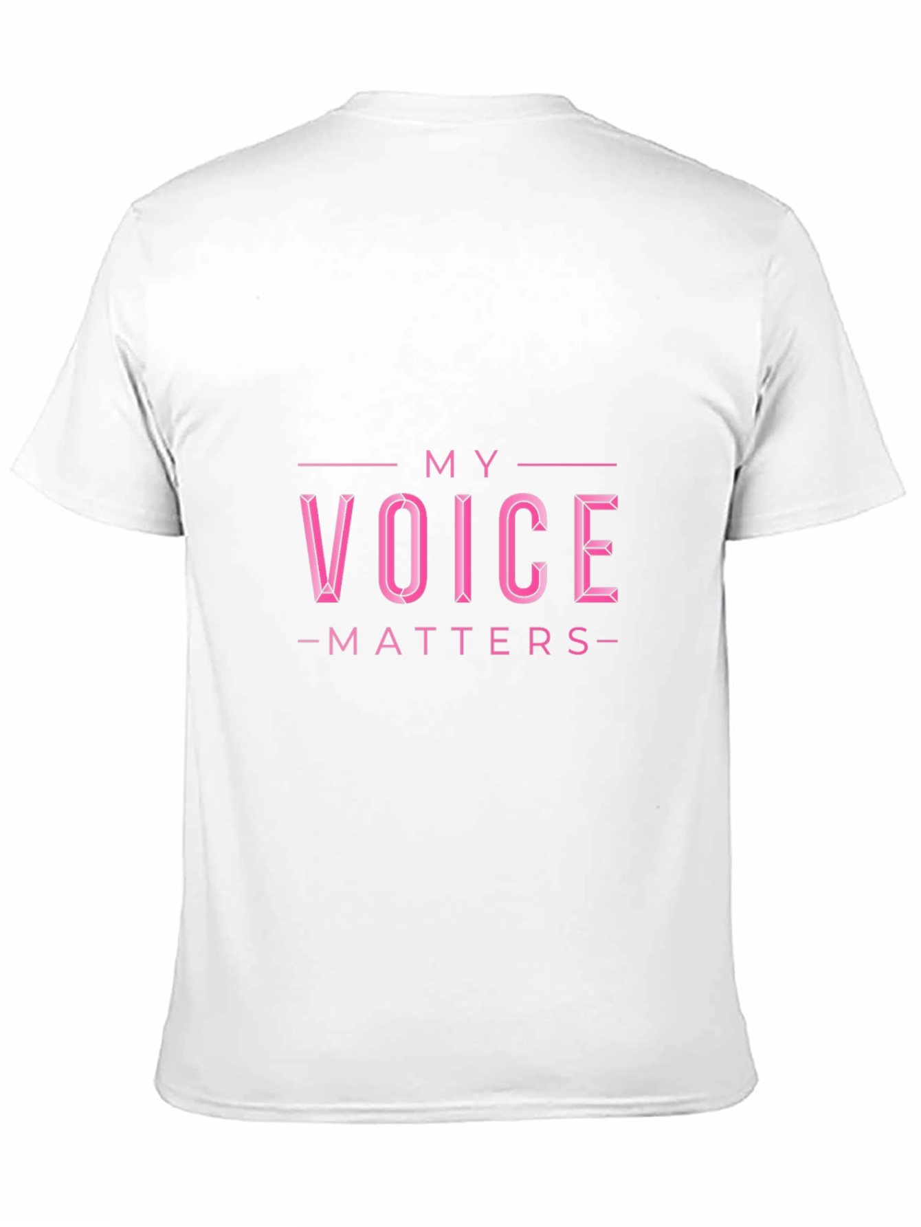 My Voice Matters Graphic Tee - Black