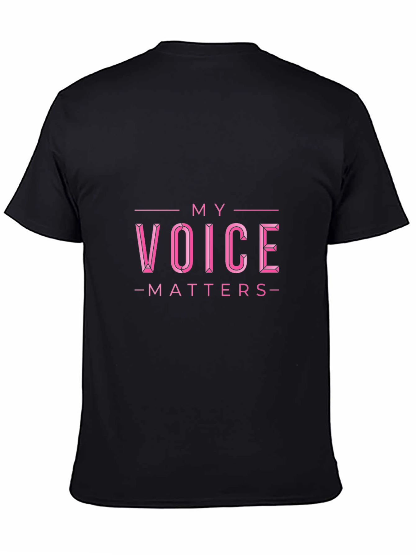 My Voice Matters Graphic Tee - Black