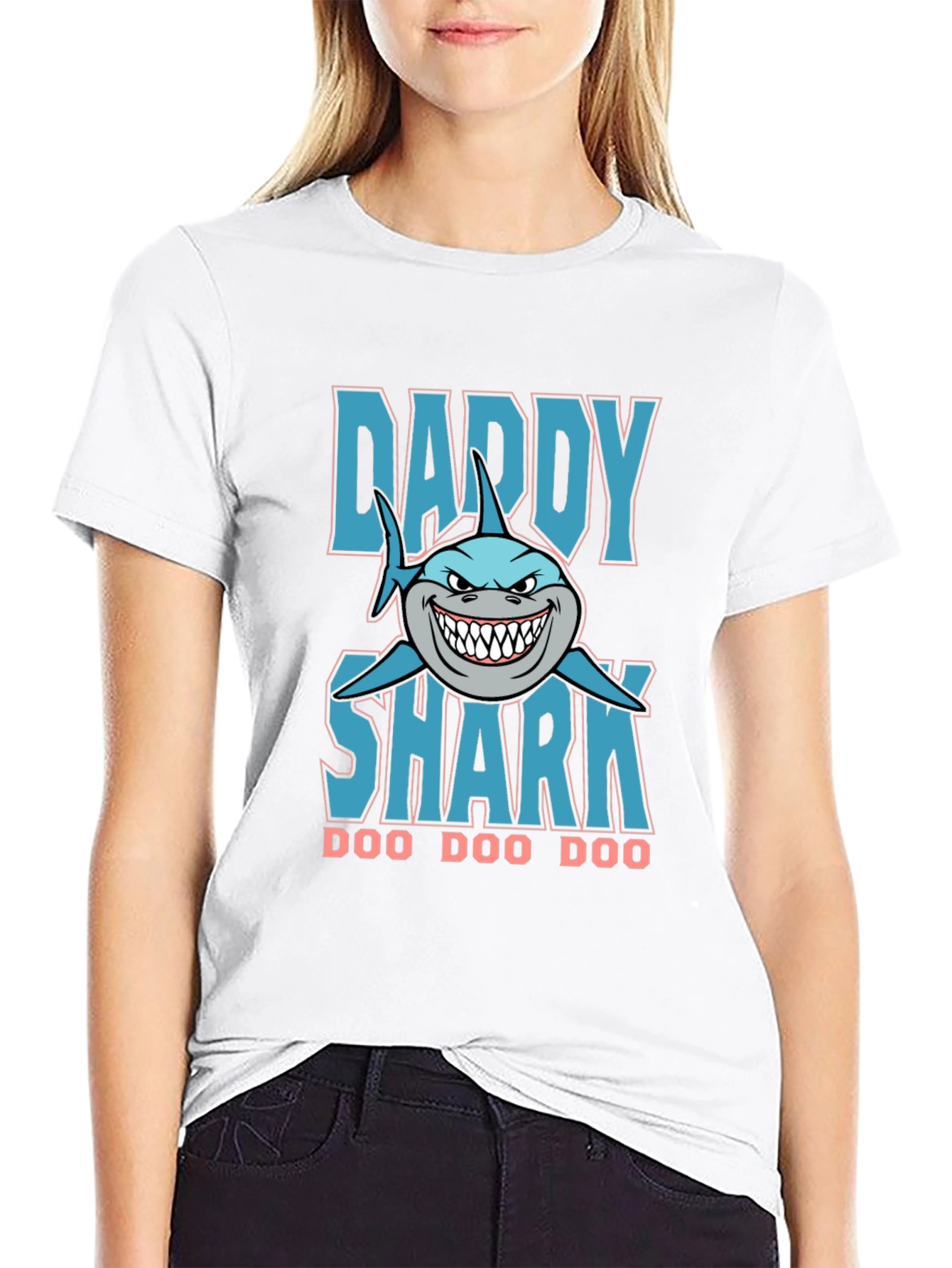 Daddy Shark Graphic T-Shirt - Doo Doo Doo