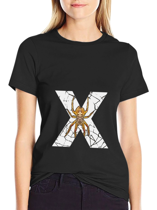 Spider X Graphic Tee - Cool & Unique Black T-Shirt