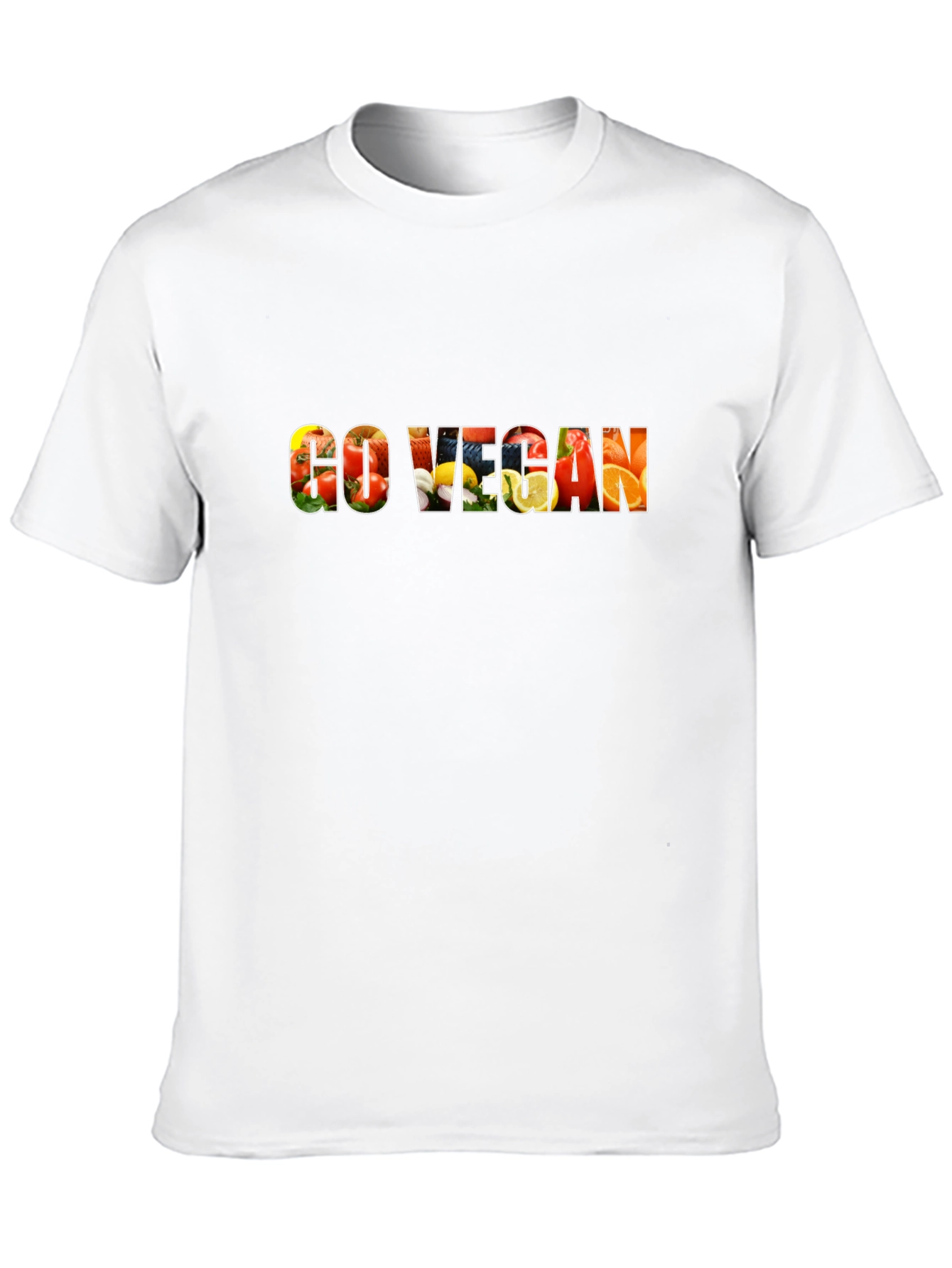 Go Vegan Fruit & Veggie Graphic Tee