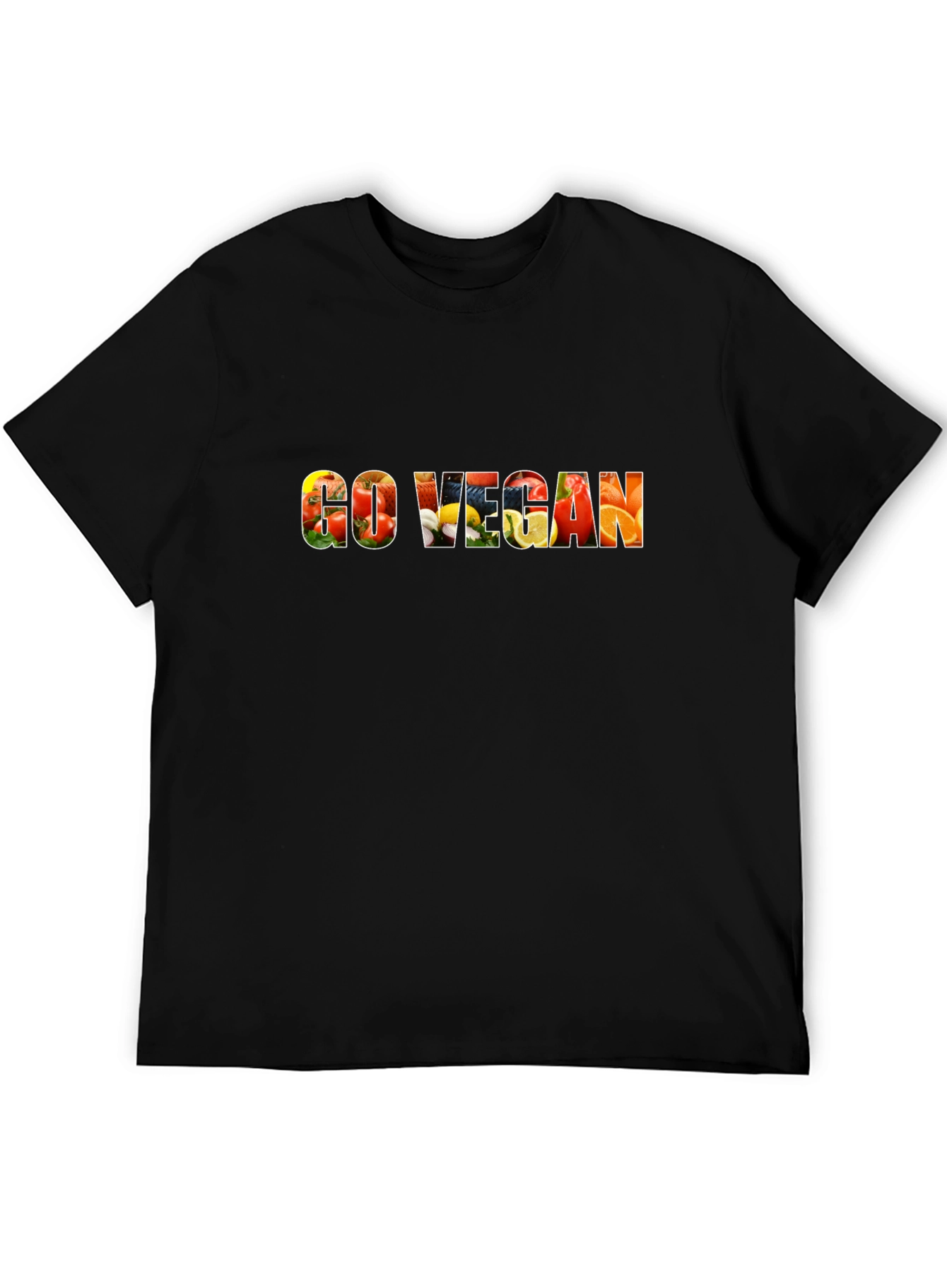 Go Vegan Fruit & Veggie Graphic Tee