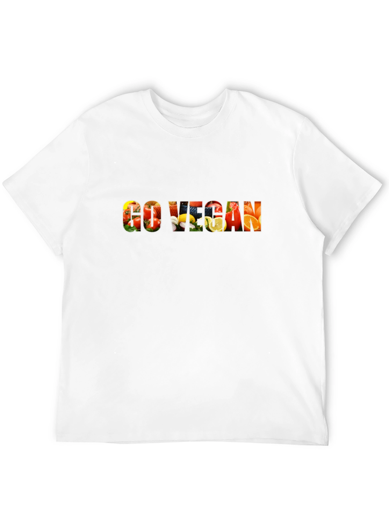 Go Vegan Fruit & Veggie Graphic Tee