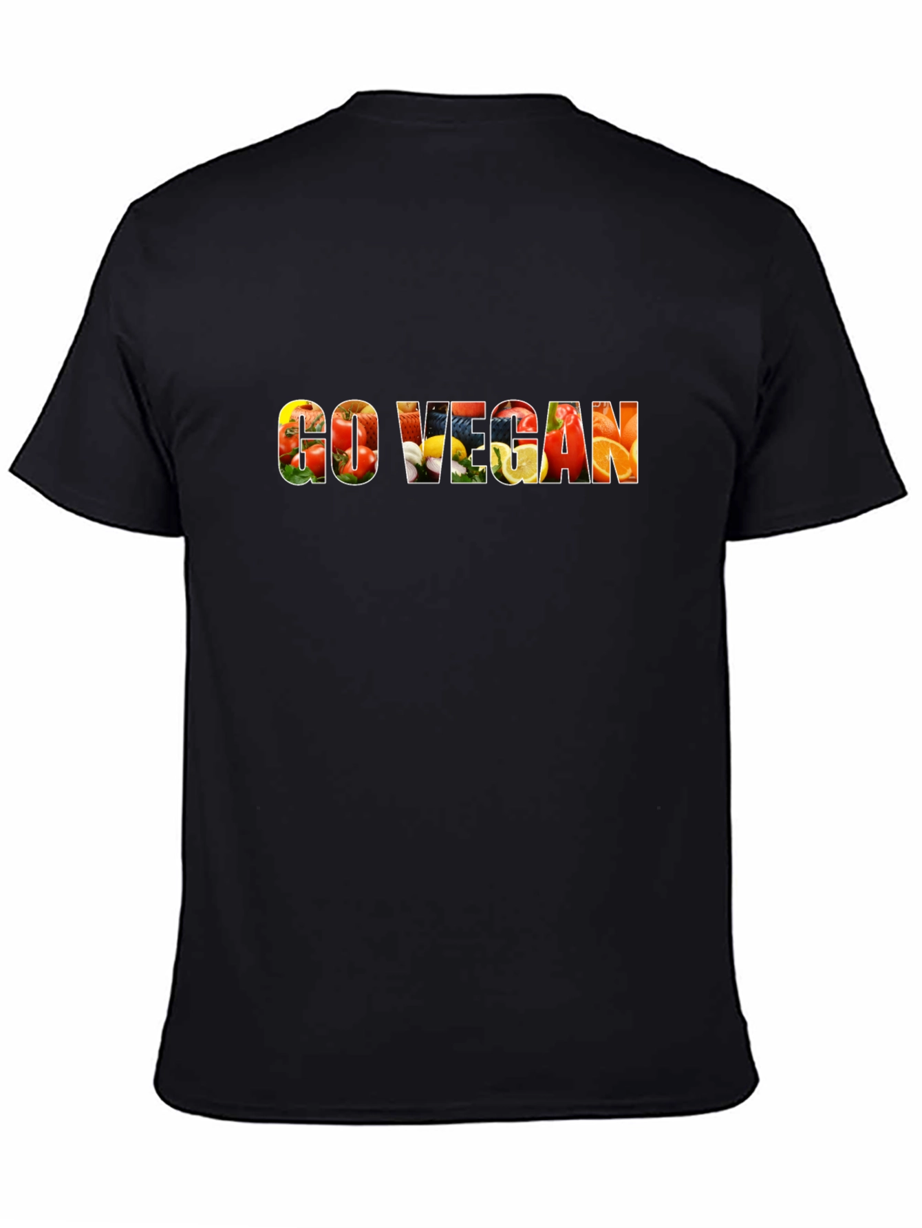 Go Vegan Fruit & Veggie Graphic Tee