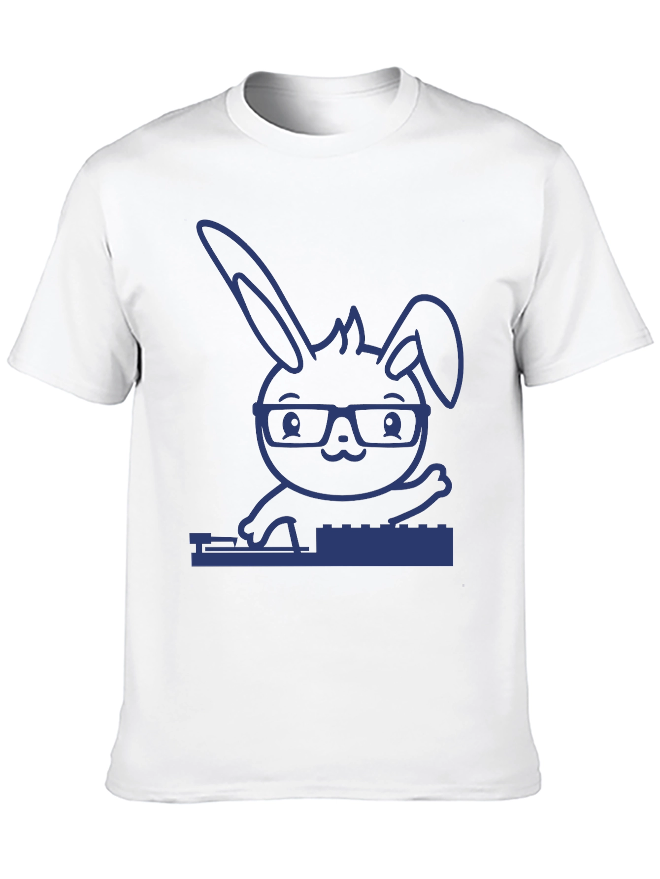 DJ Bunny T-Shirt - Cute Rabbit Graphic Tee