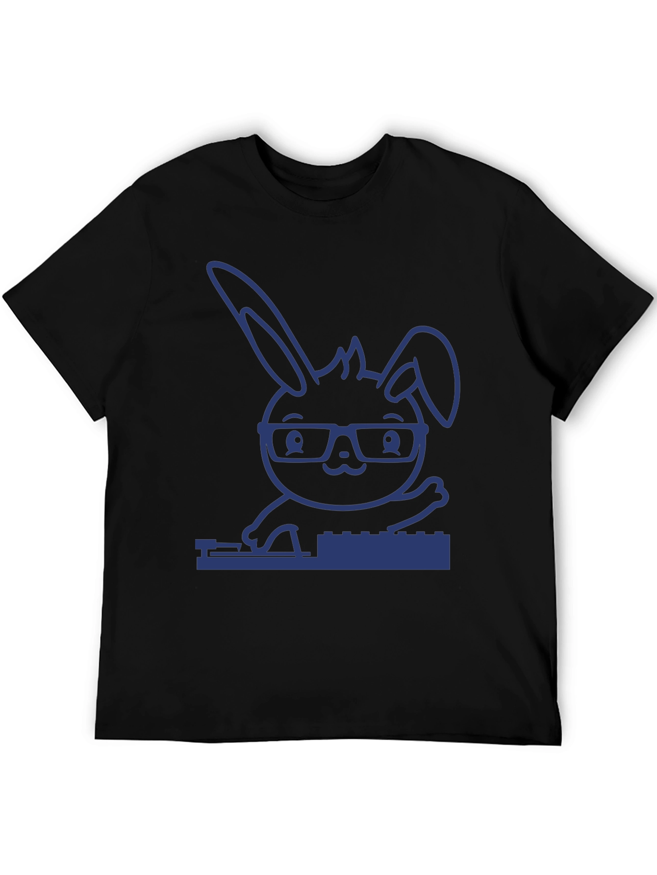 DJ Bunny T-Shirt - Cute Rabbit Graphic Tee
