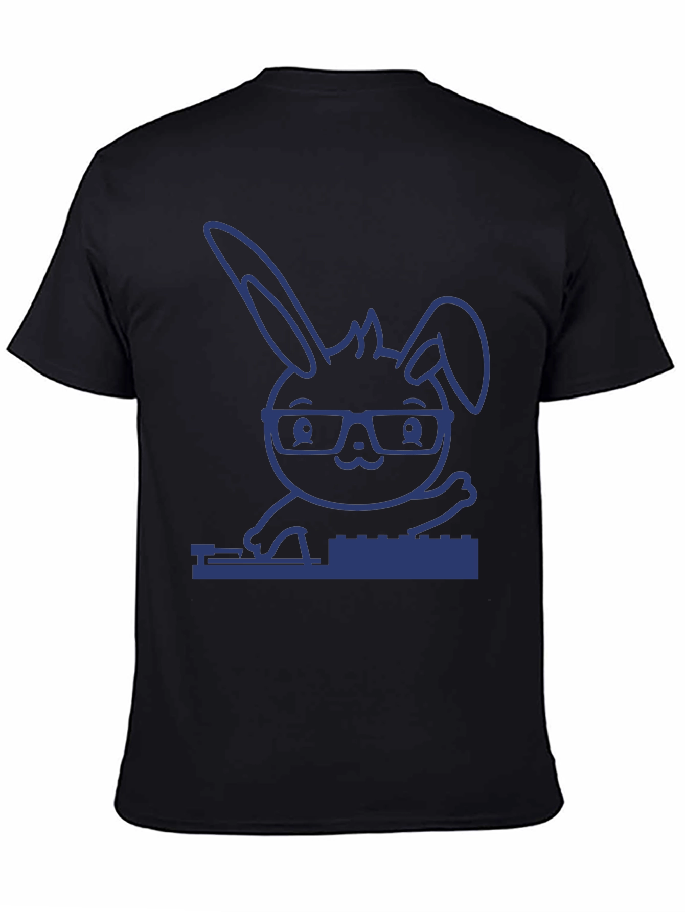 DJ Bunny T-Shirt - Cute Rabbit Graphic Tee