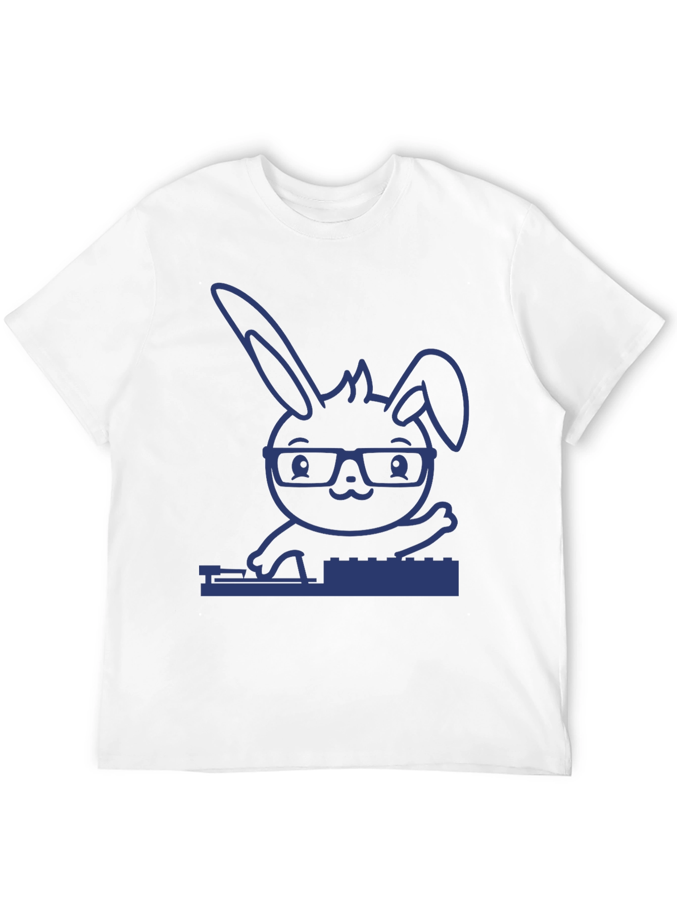 DJ Bunny T-Shirt - Cute Rabbit Graphic Tee