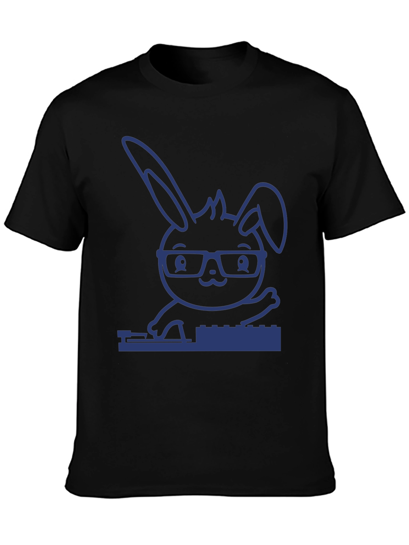DJ Bunny T-Shirt - Cute Rabbit Graphic Tee
