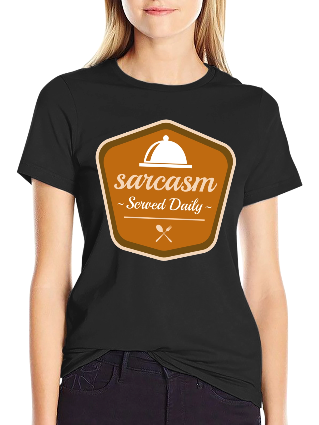 Sarcasm Served Daily Graphic Tee