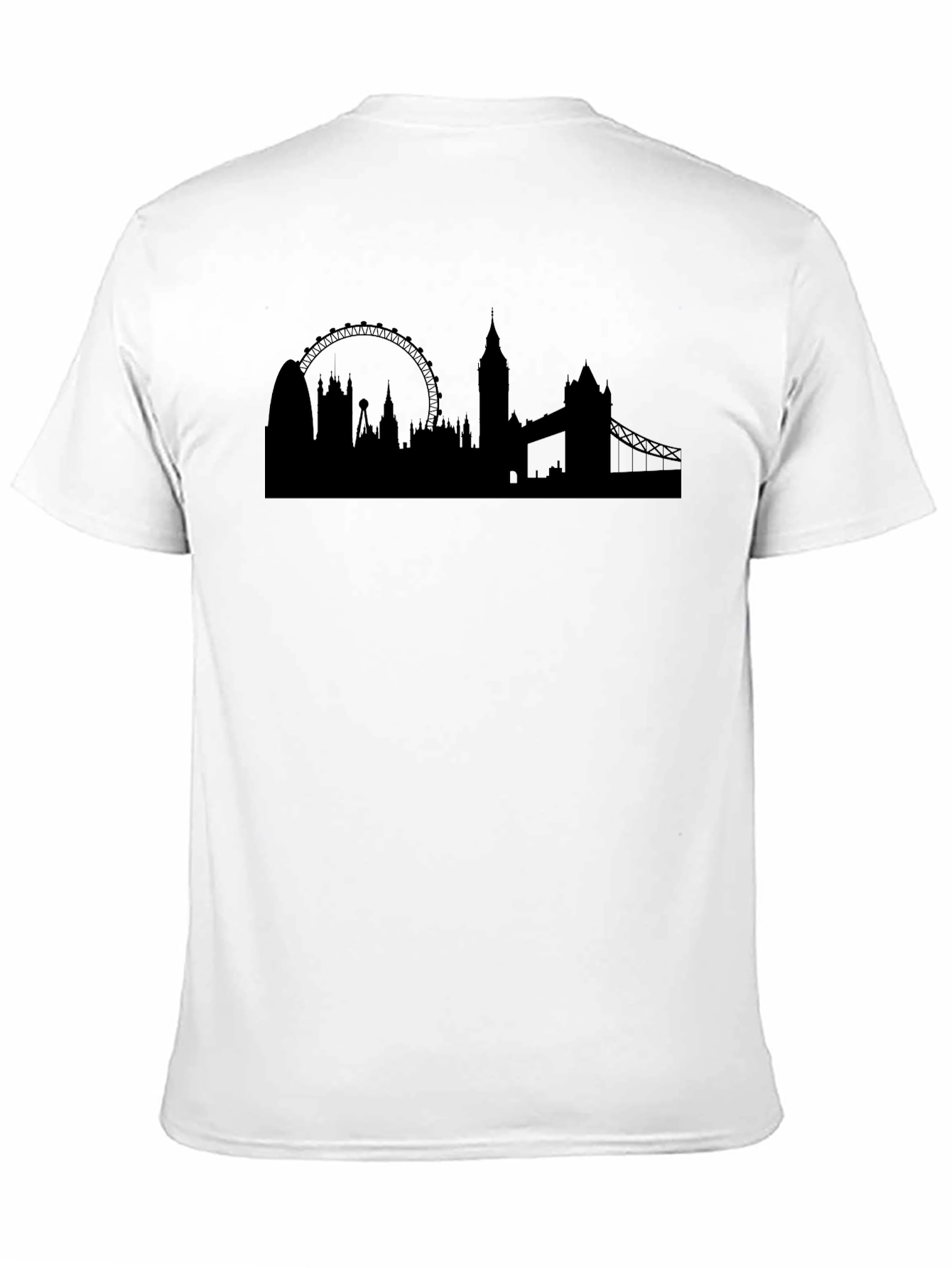 London Skyline Graphic T-Shirt - Classic Black Tee