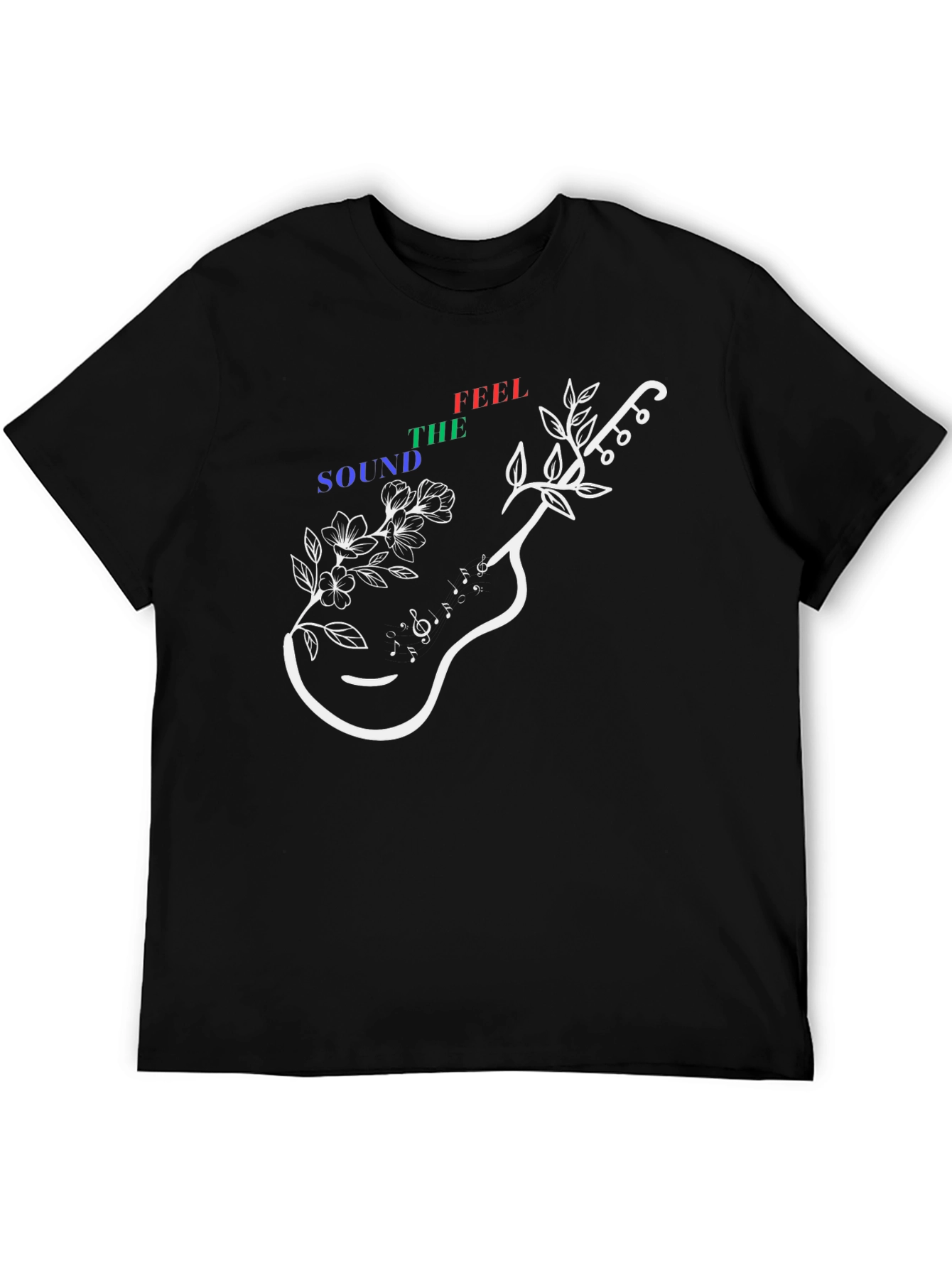 Guitar Music T-Shirt - The Sound of Feeling