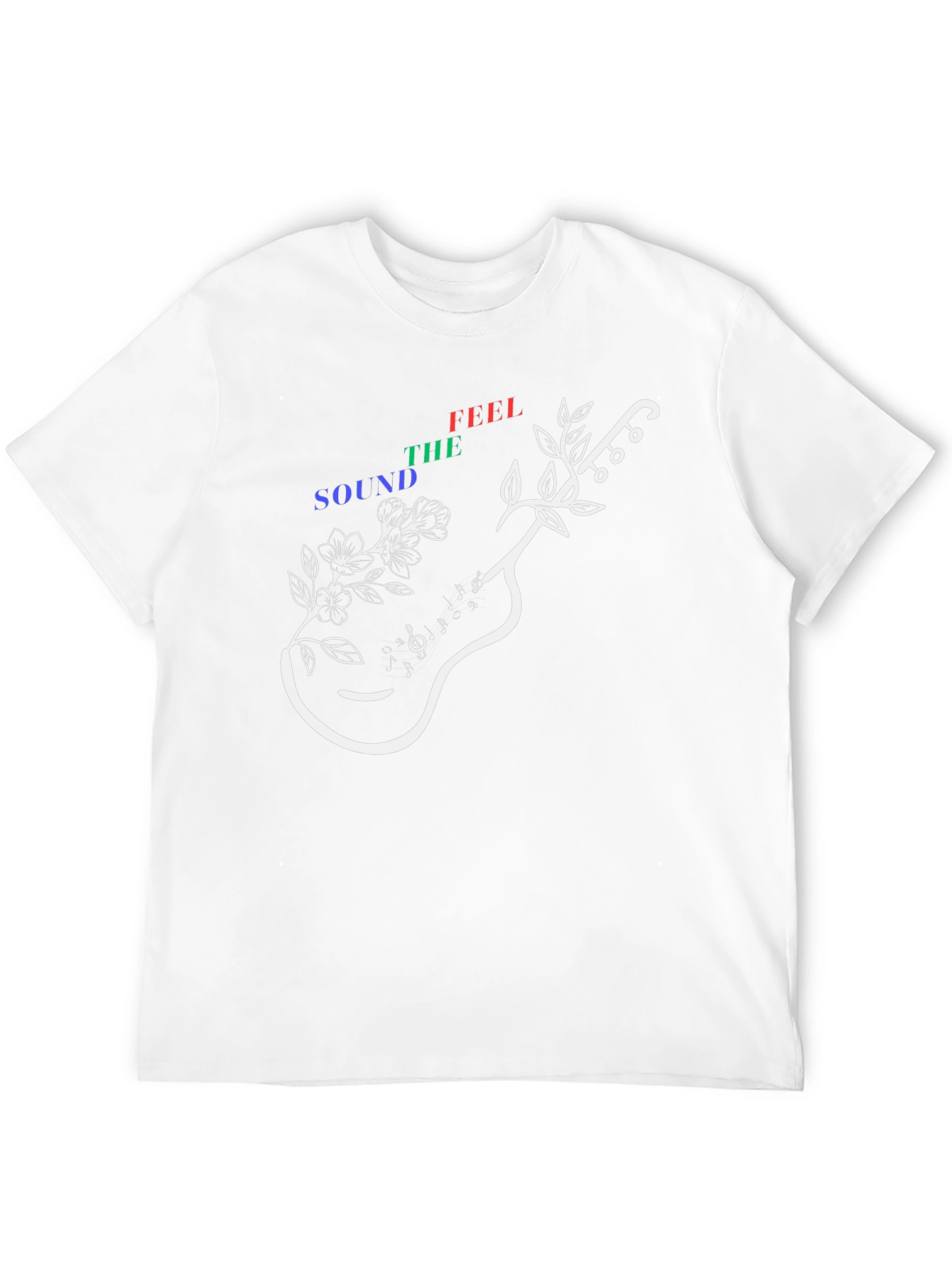 Guitar Music T-Shirt - The Sound of Feeling