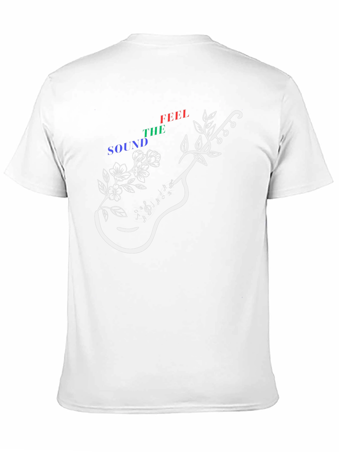 Guitar Music T-Shirt - The Sound of Feeling