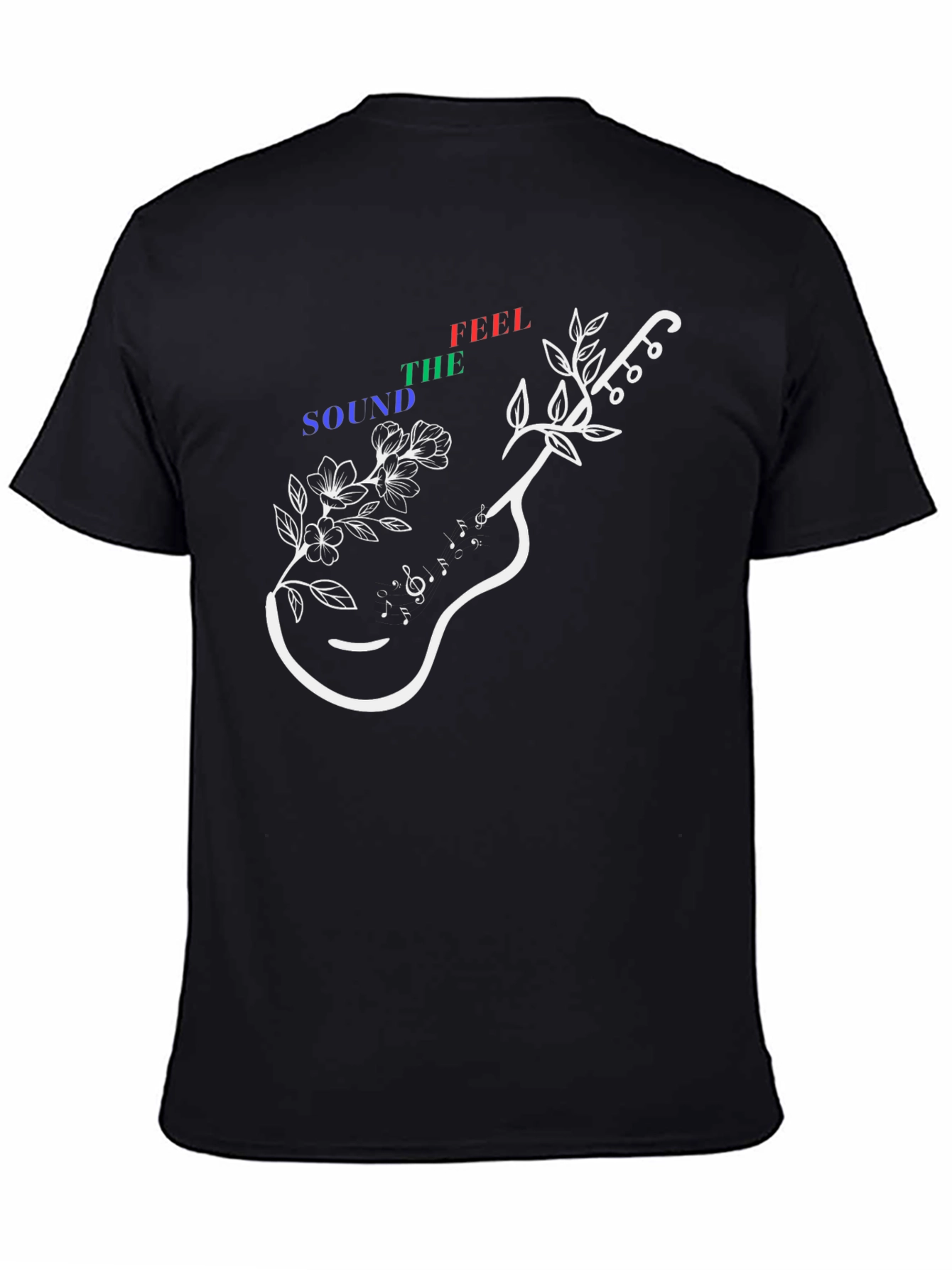 Guitar Music T-Shirt - The Sound of Feeling