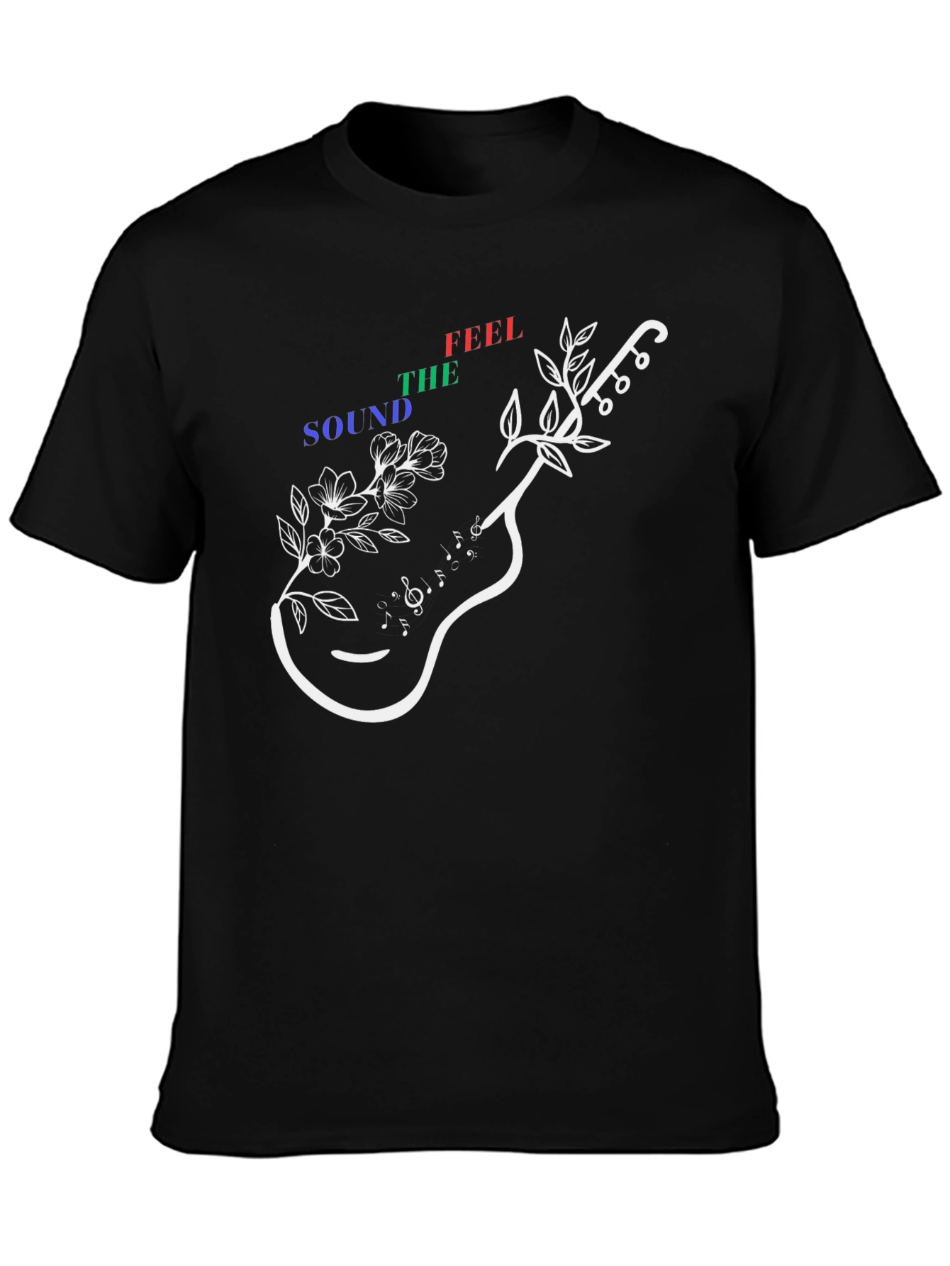 Guitar Music T-Shirt - The Sound of Feeling