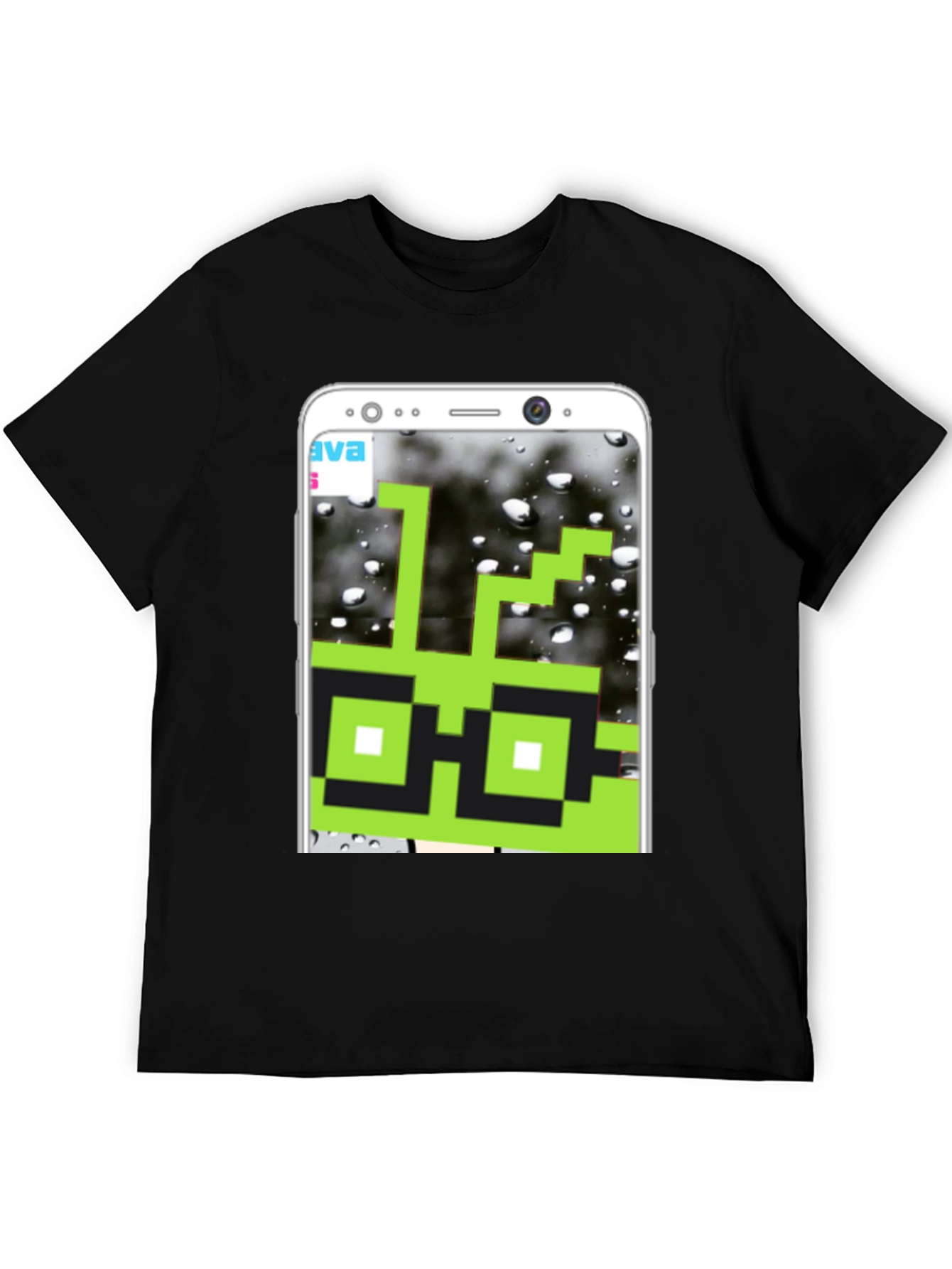 Pixel Art Tee: Green Geek Chic T-Shirt