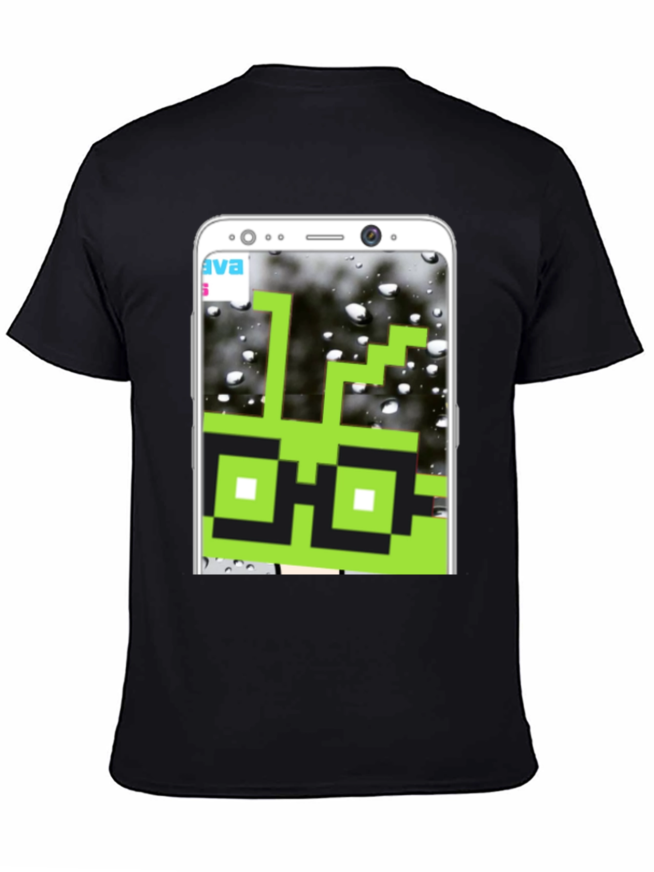 Pixel Art Tee: Green Geek Chic T-Shirt