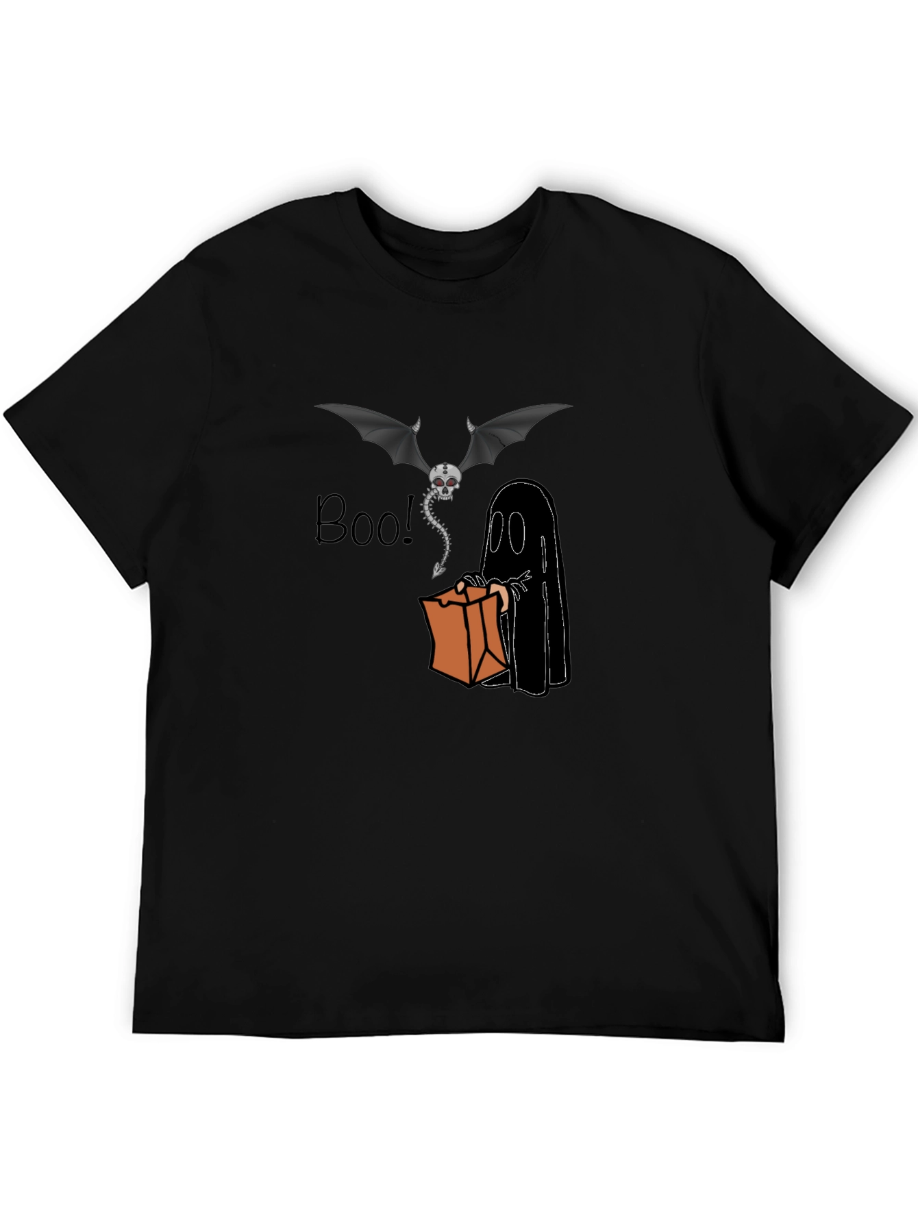Boo Halloween Graphic Tee - Spooky Fun