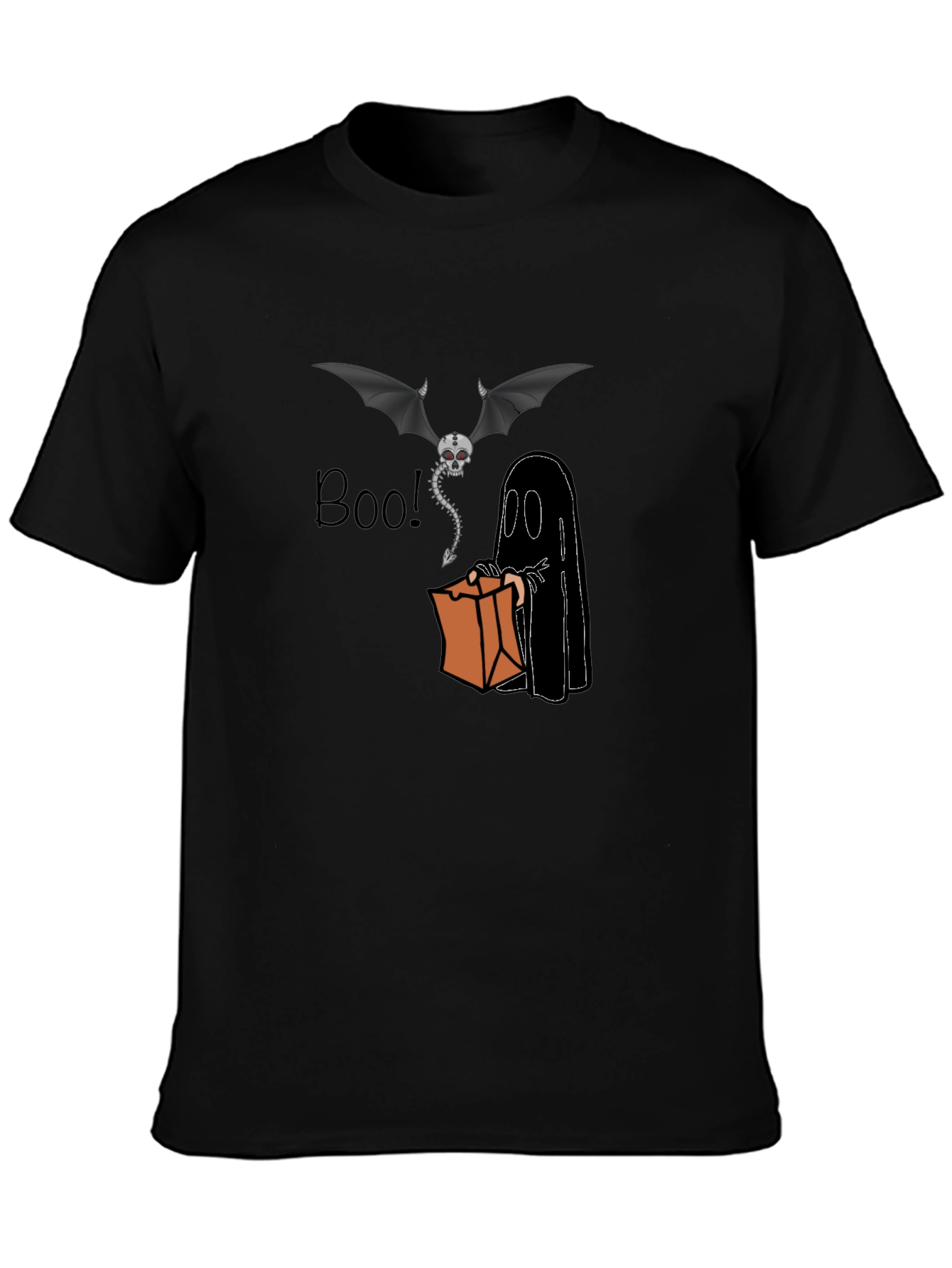 Boo Halloween Graphic Tee - Spooky Fun