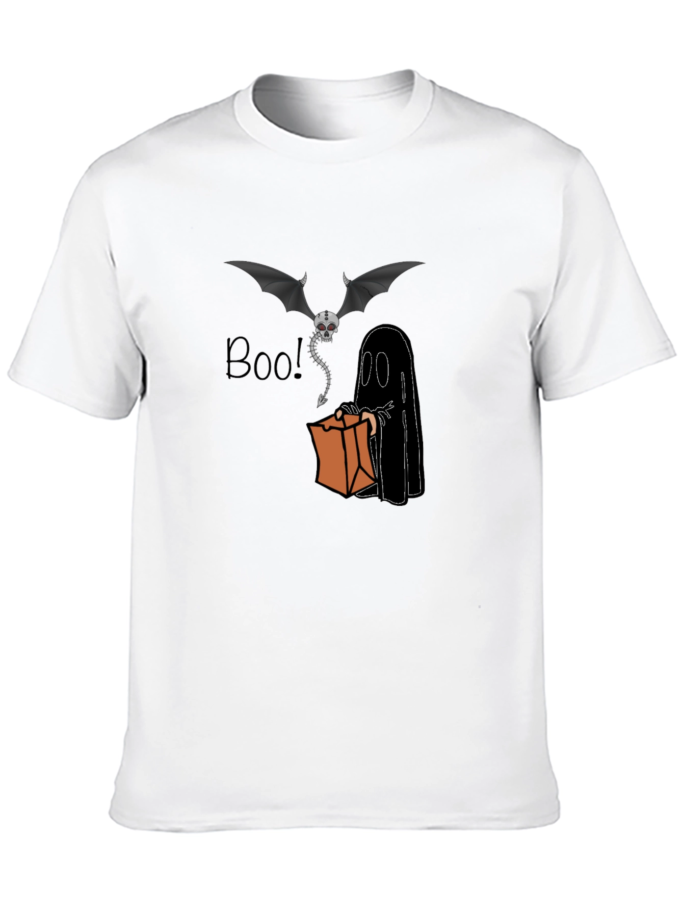 Boo Halloween Graphic Tee - Spooky Fun