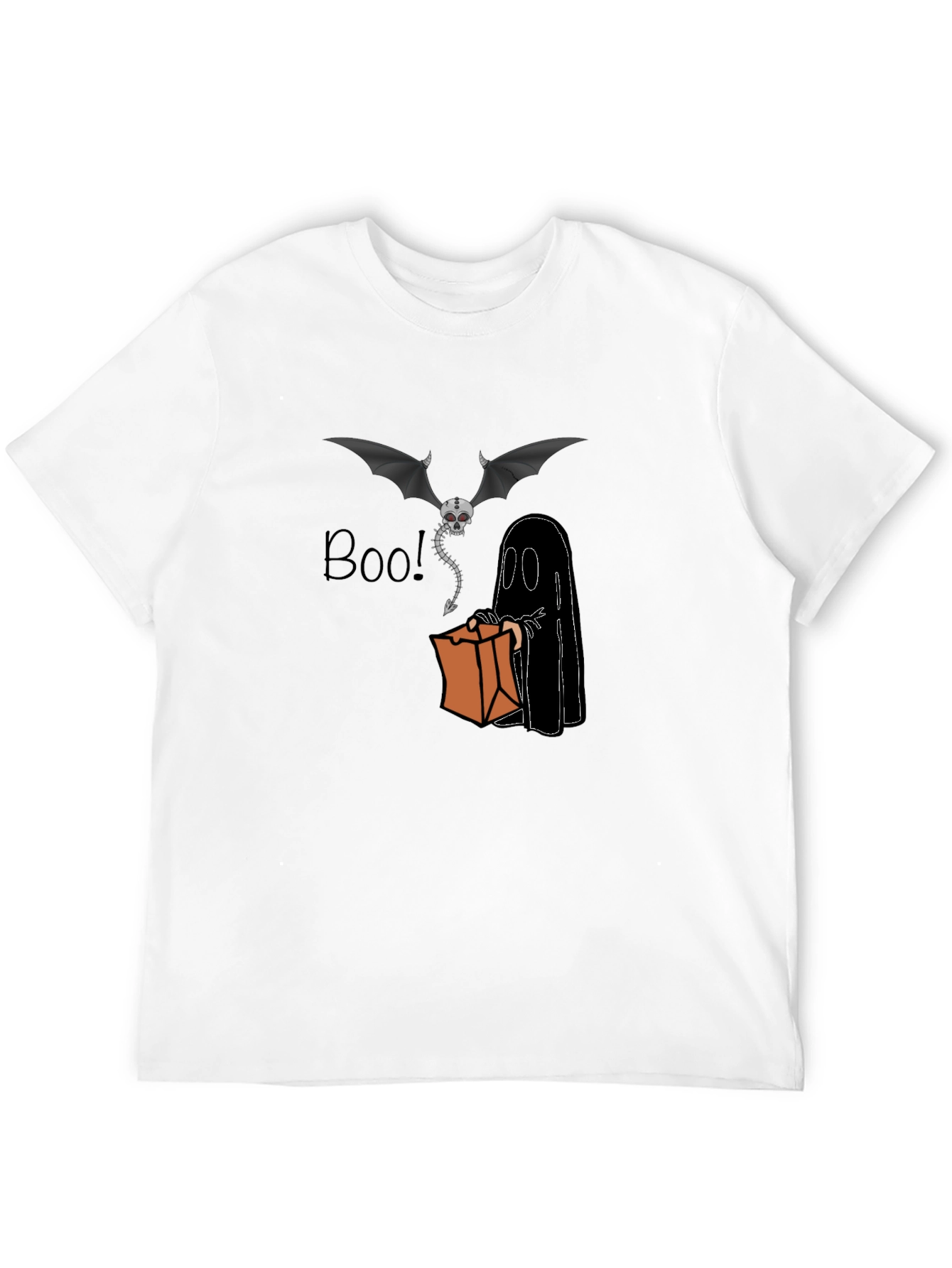 Boo Halloween Graphic Tee - Spooky Fun