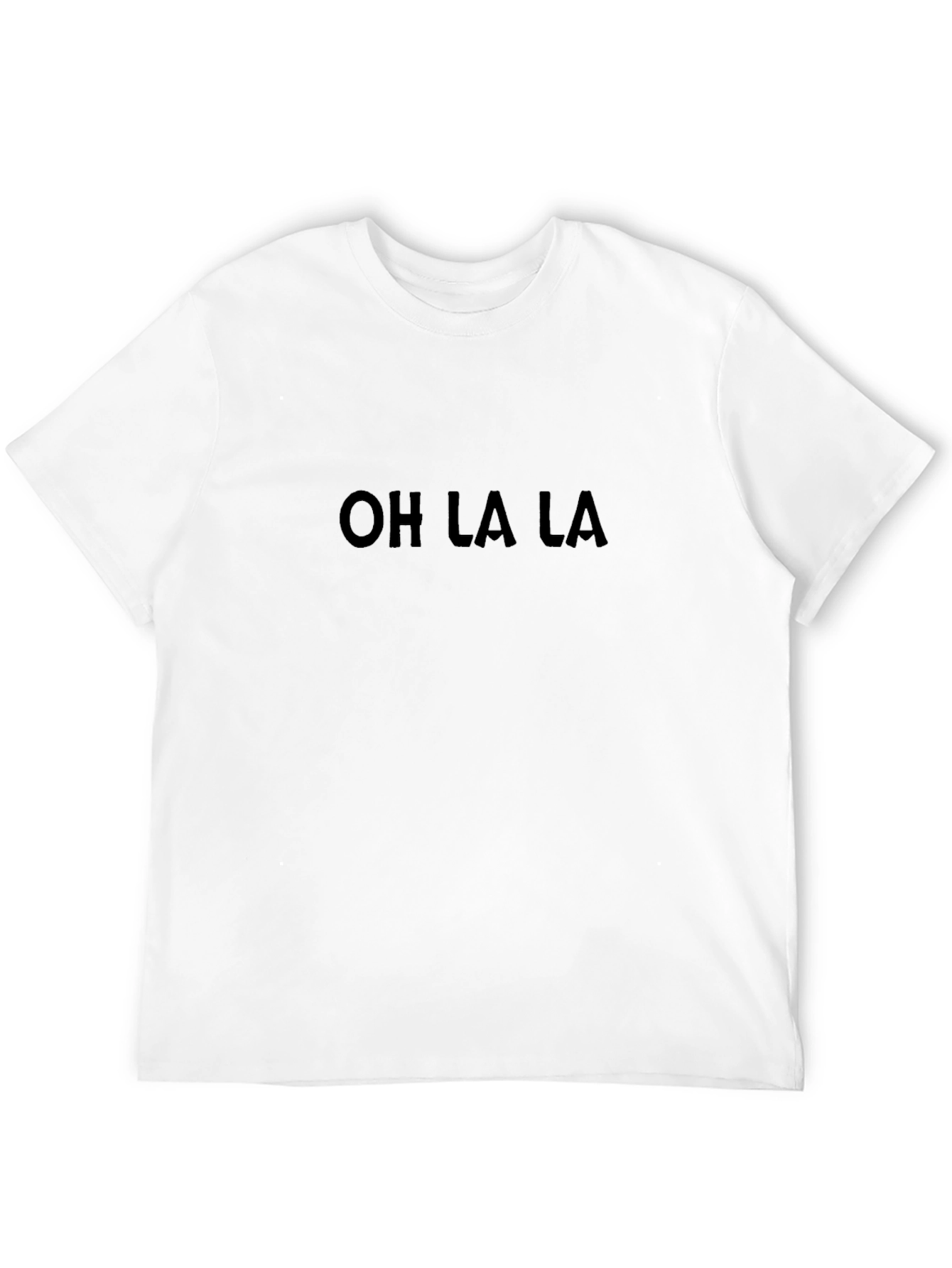 Oh La La Graphic Tee - Stylish Black T-Shirt