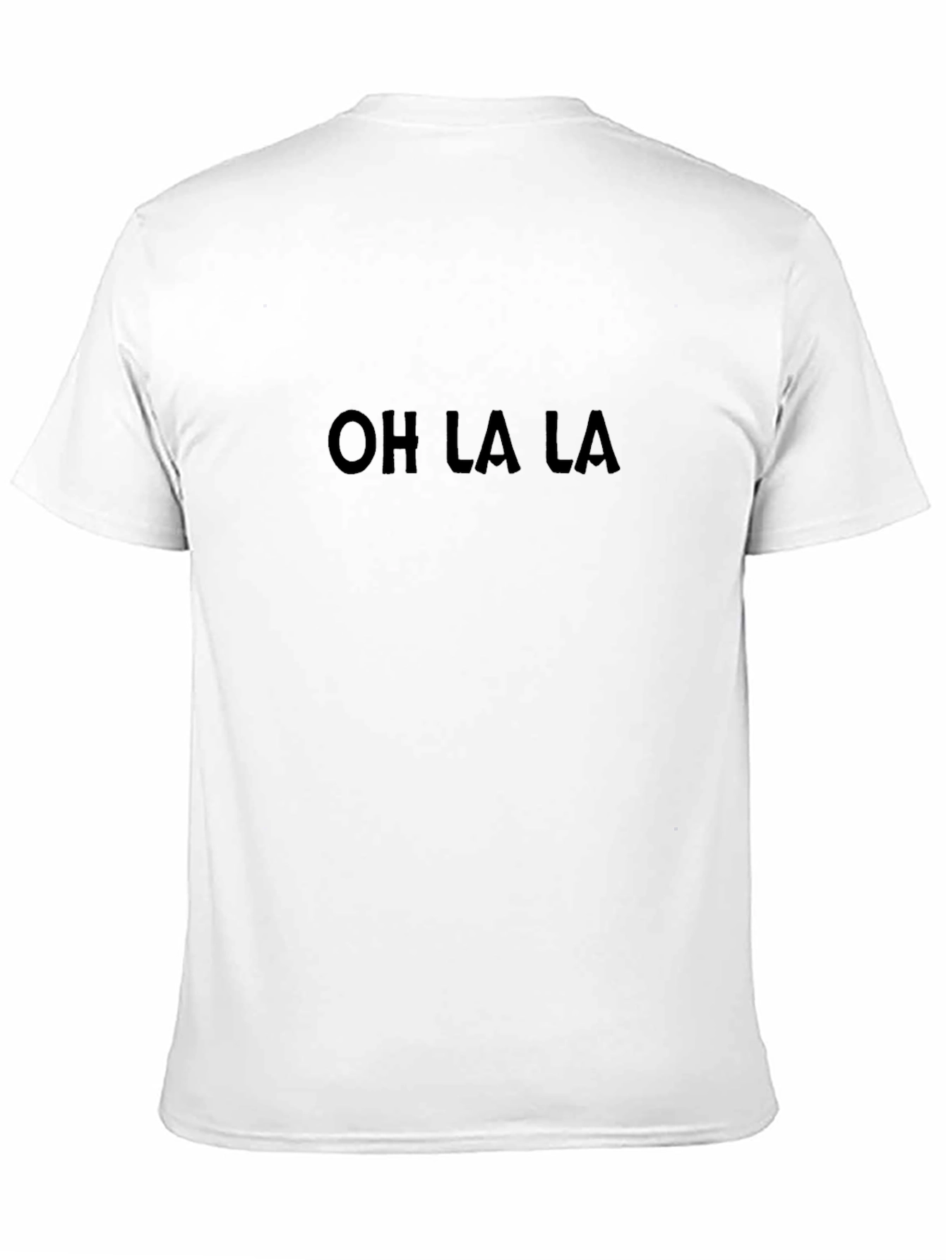 Oh La La Graphic Tee - Stylish Black T-Shirt