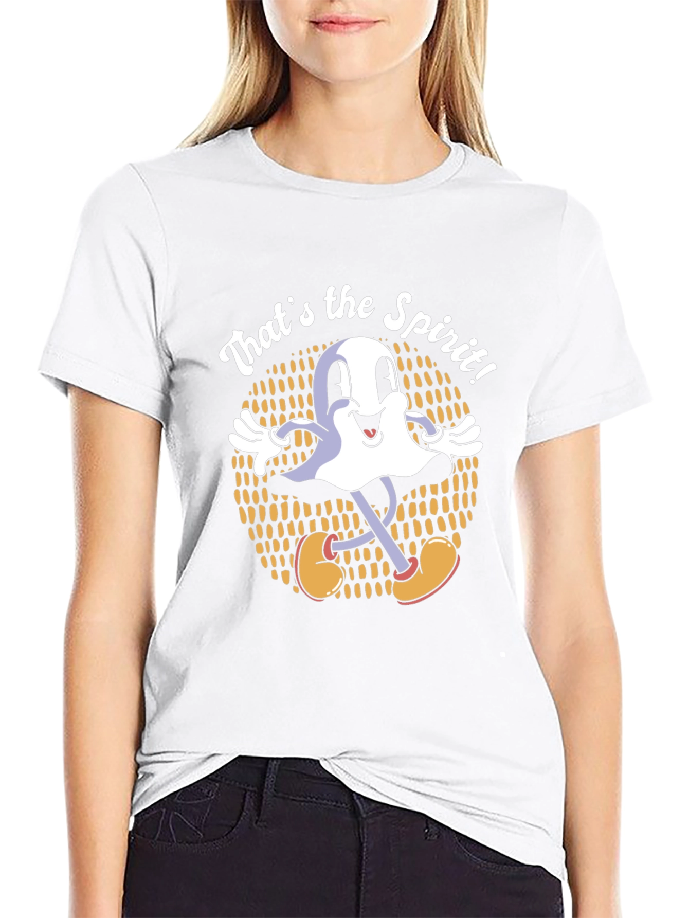 Thats the Spirit! Ghost Graphic Black T-Shirt