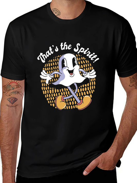 Thats the Spirit! Ghost Graphic Black T-Shirt