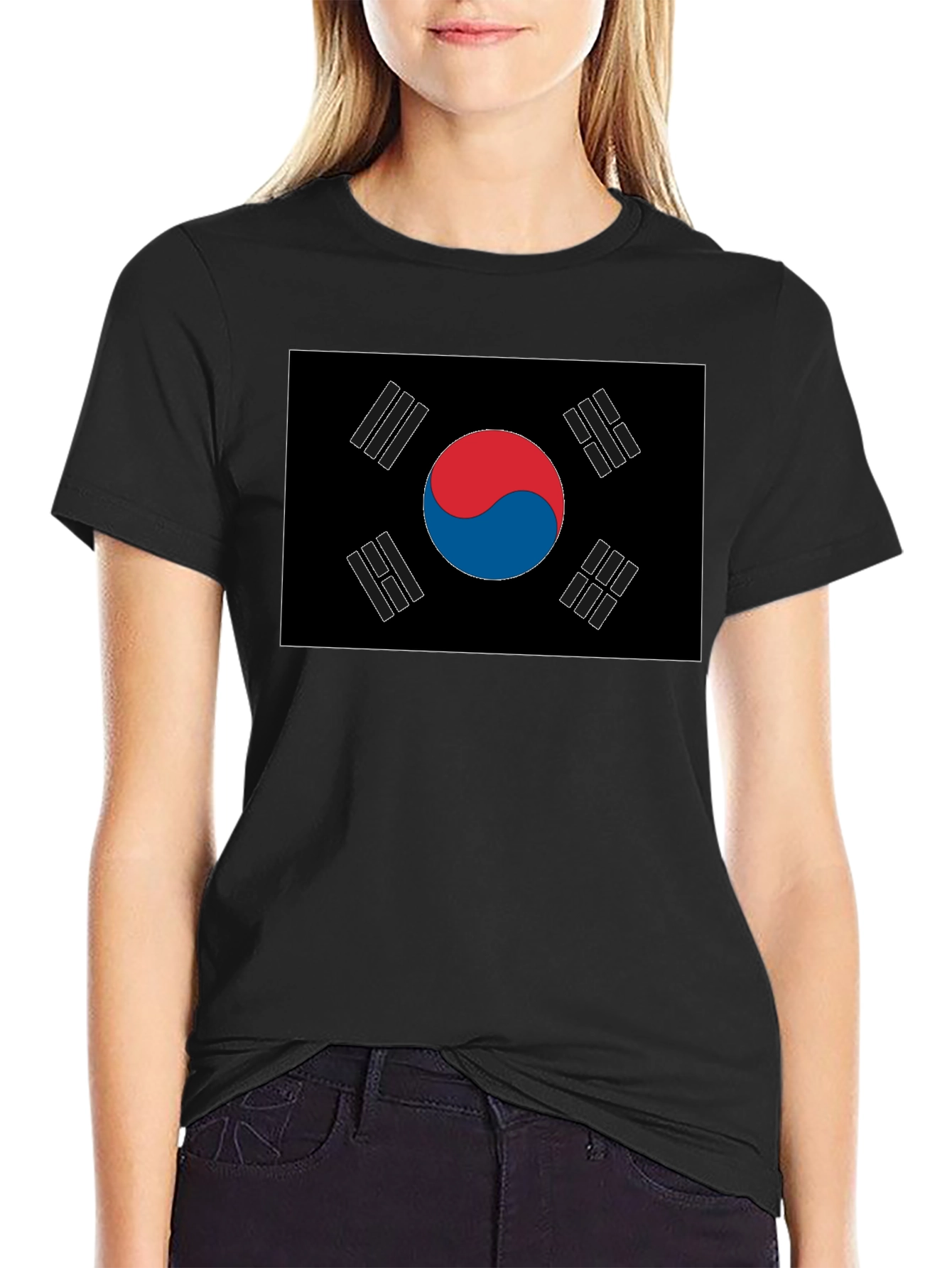 South Korea Flag Graphic T-Shirt
