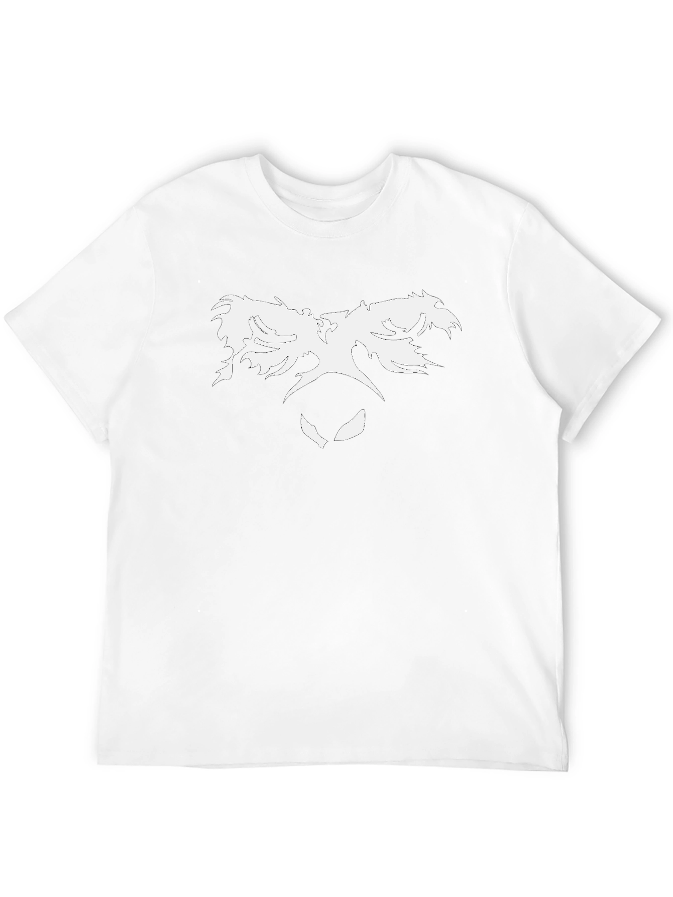 Gorilla Face Graphic Tee - Black Cotton T-Shirt