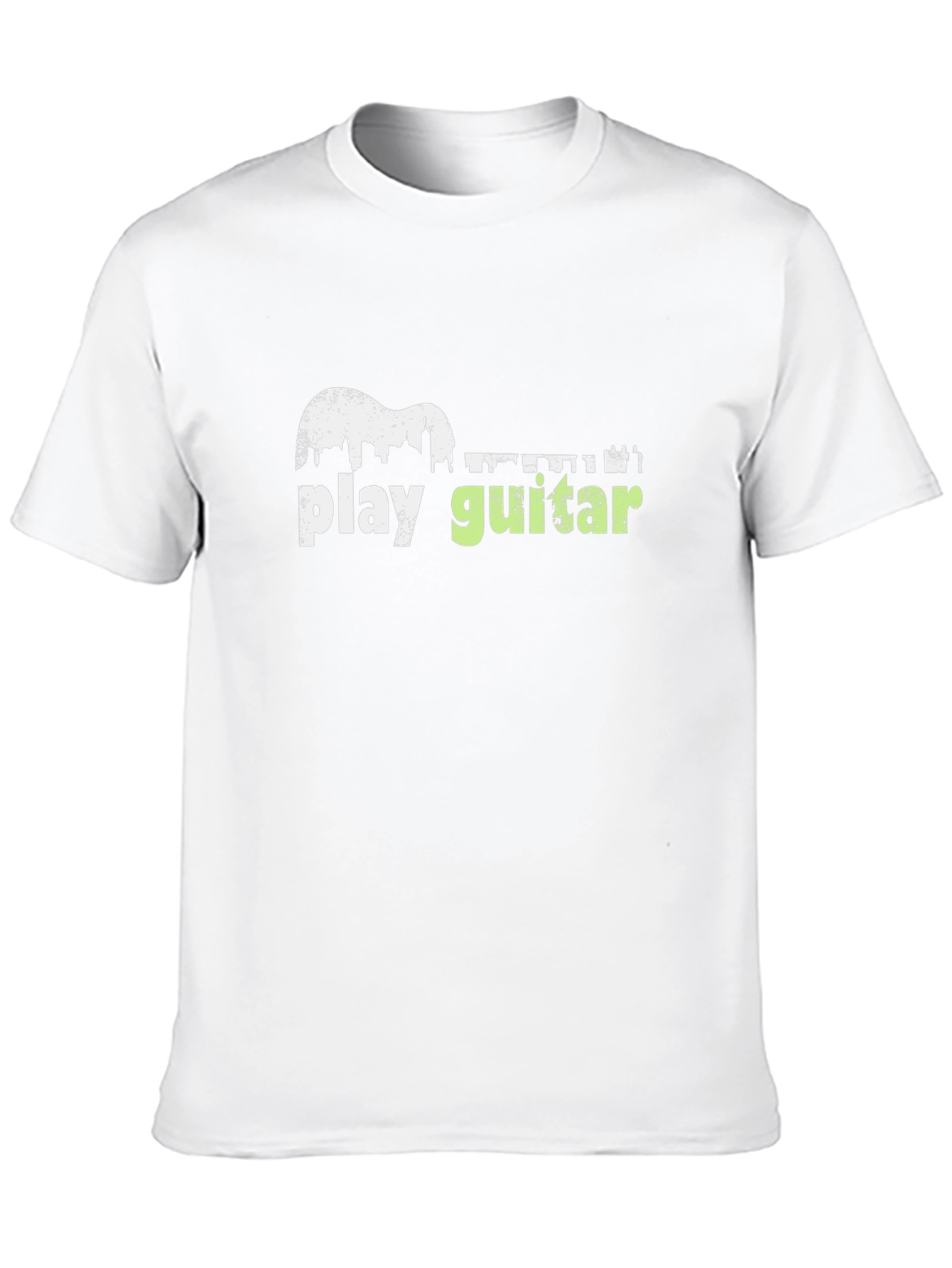 Play Guitar Graphic Tee - Music Lover T-Shirt