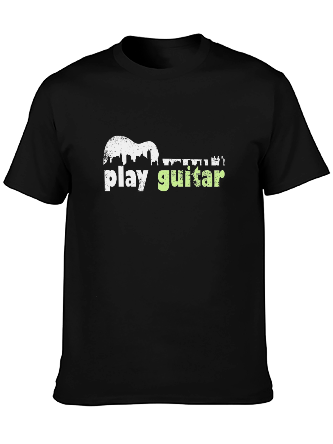 Play Guitar Graphic Tee - Music Lover T-Shirt