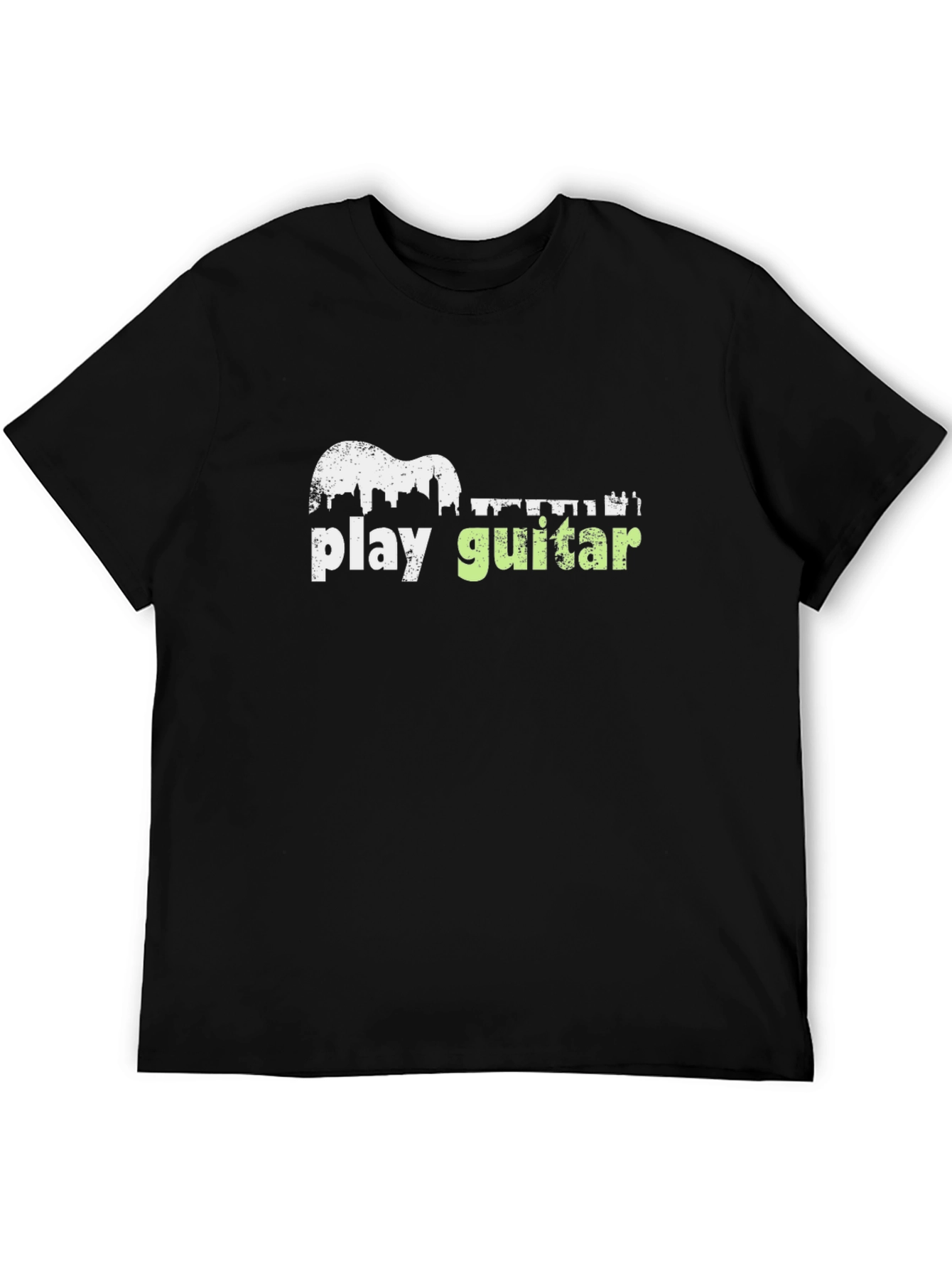 Play Guitar Graphic Tee - Music Lover T-Shirt