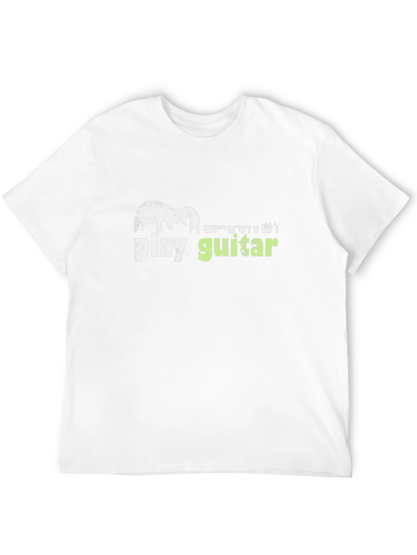 Play Guitar Graphic Tee - Music Lover T-Shirt