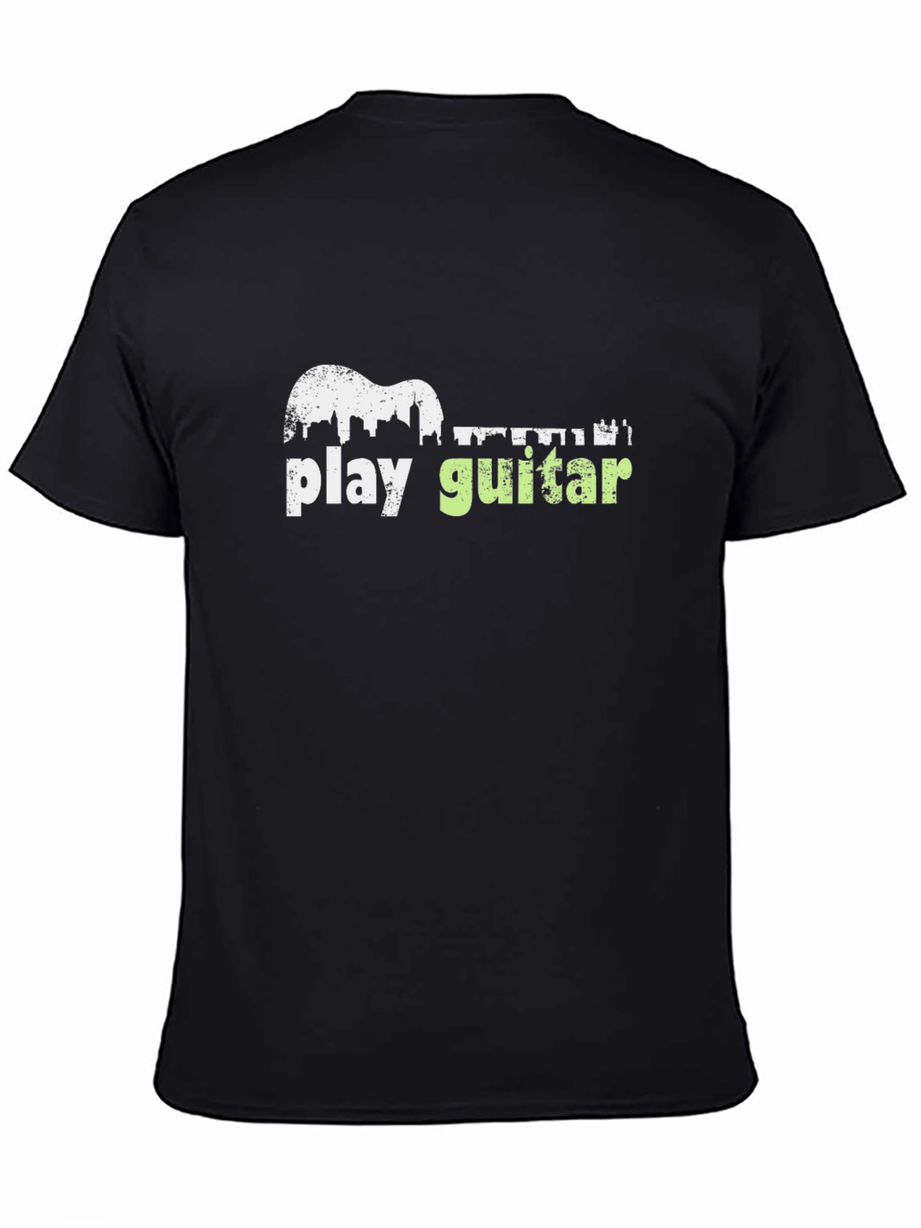 Play Guitar Graphic Tee - Music Lover T-Shirt