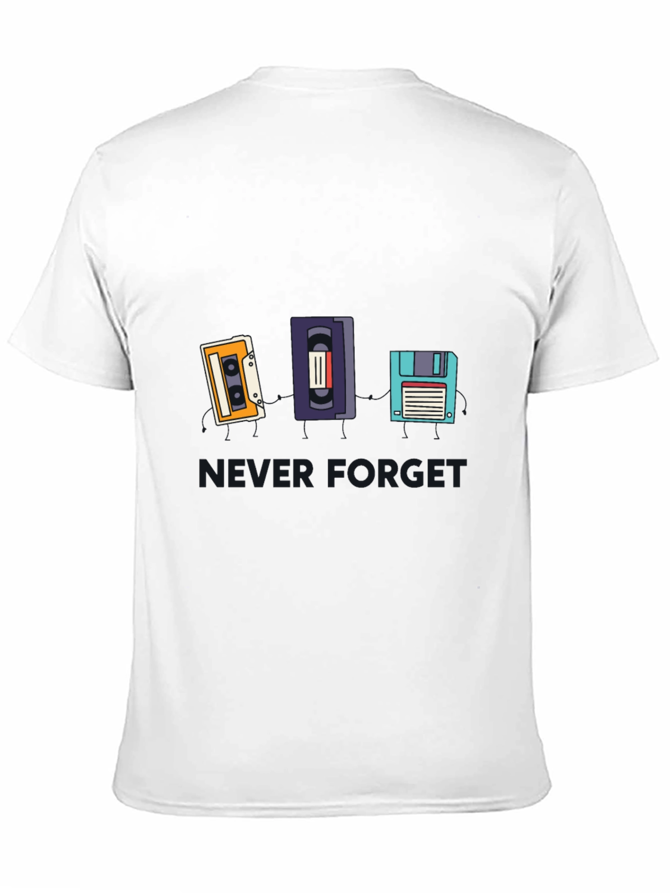 Retro Media T-Shirt - Never Forget