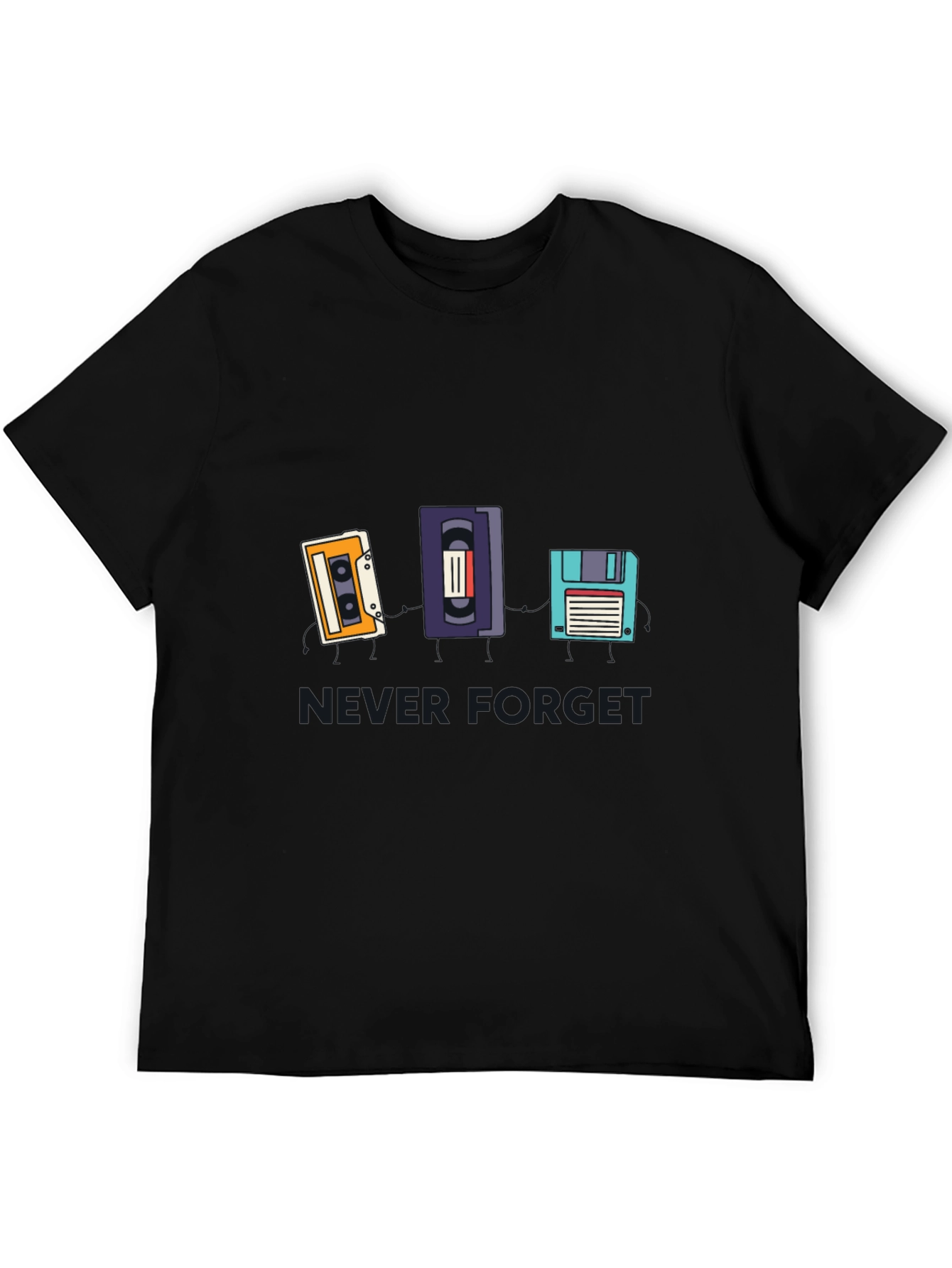 Retro Media T-Shirt - Never Forget