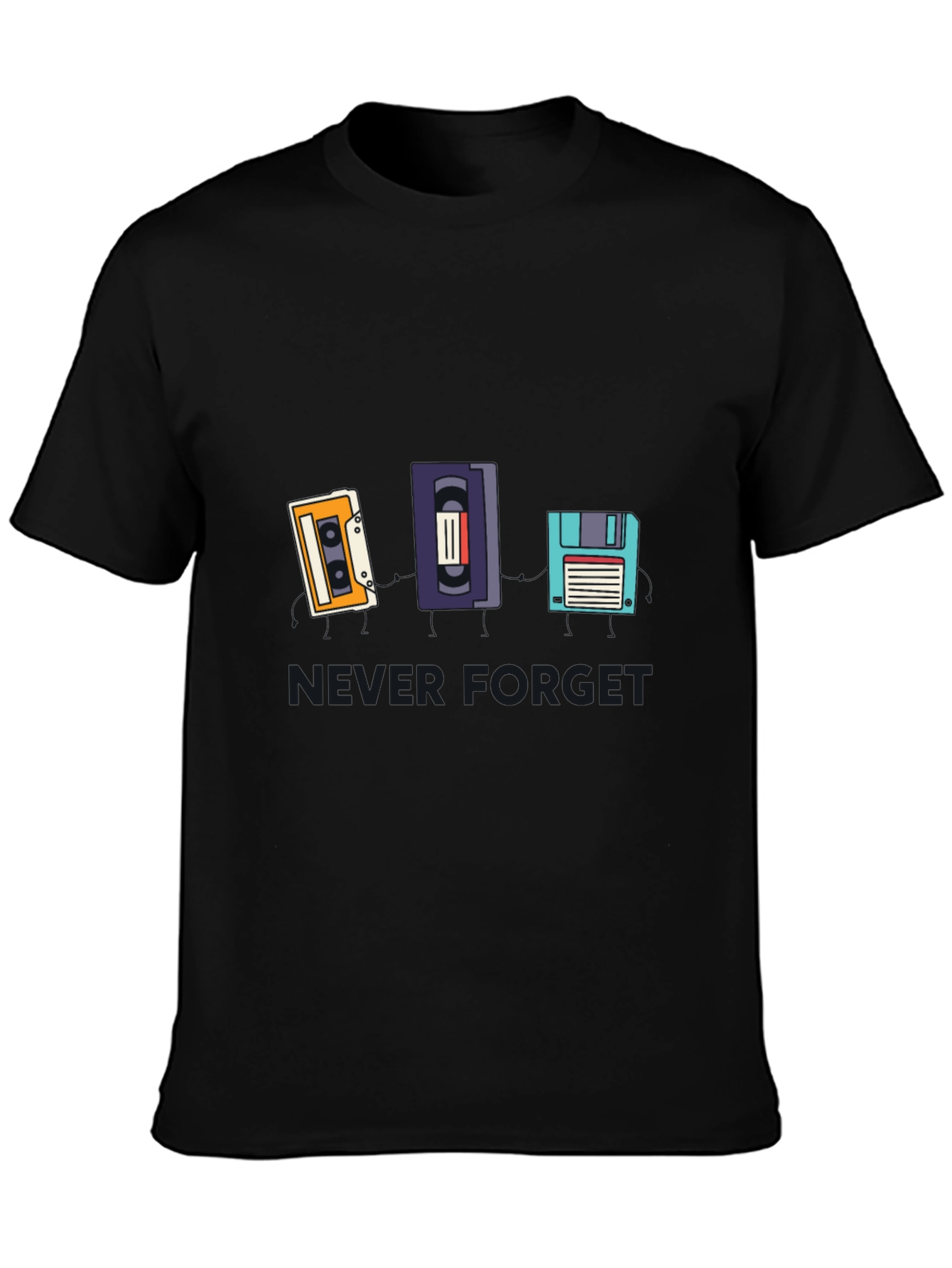 Retro Media T-Shirt - Never Forget