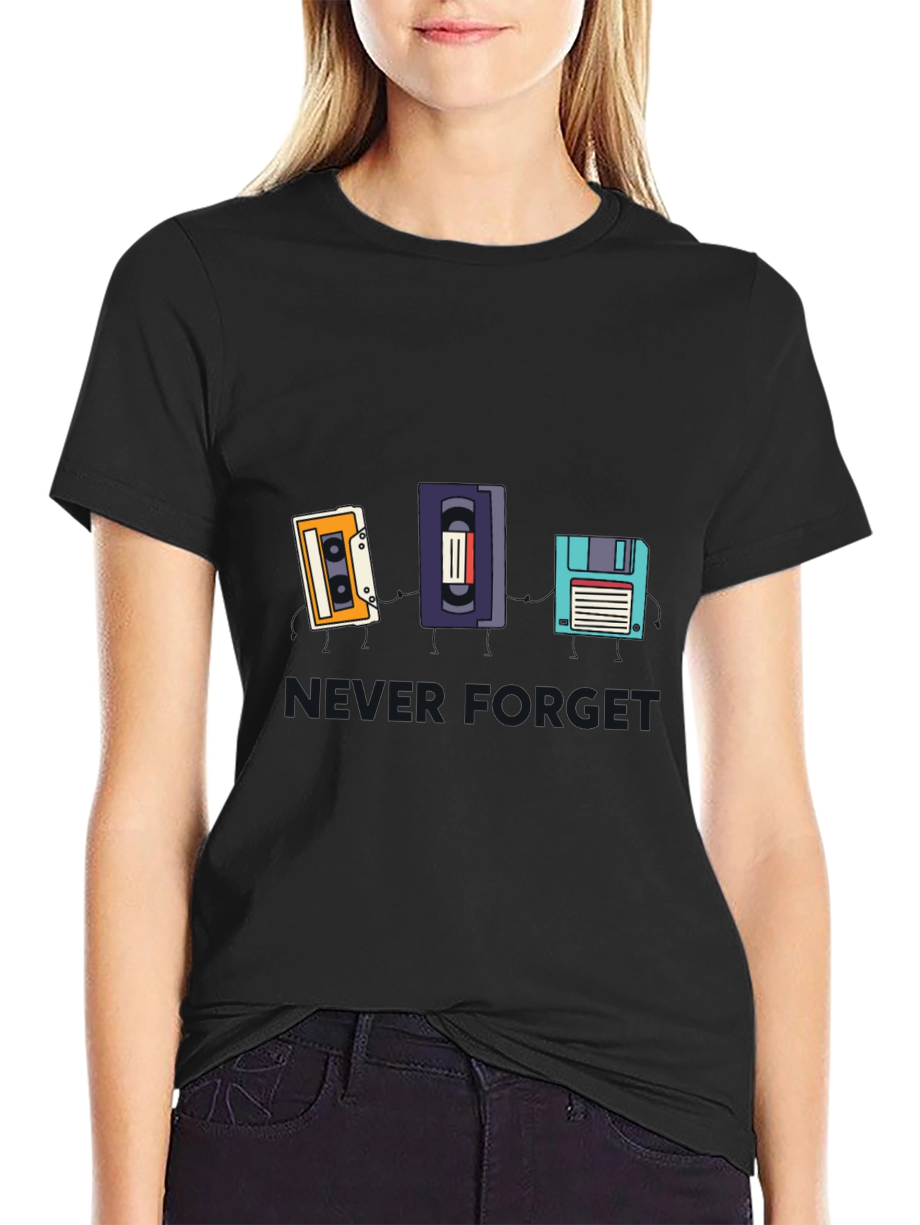 Retro Media T-Shirt - Never Forget
