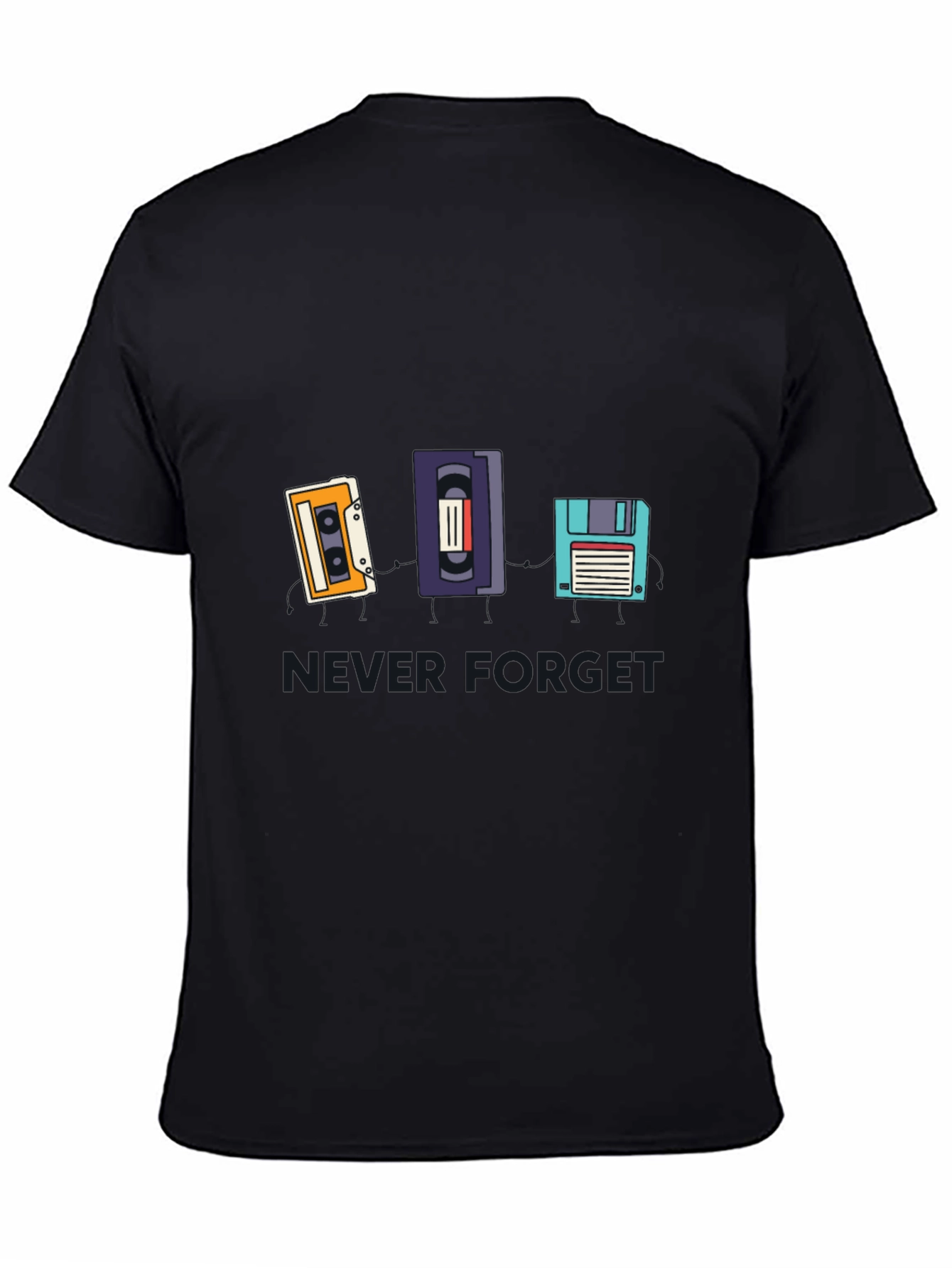 Retro Media T-Shirt - Never Forget