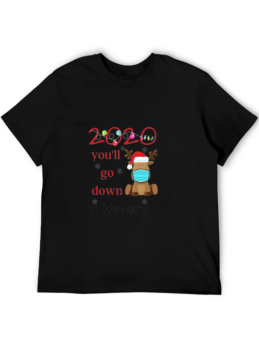 2020 History Reindeer Mask Tee