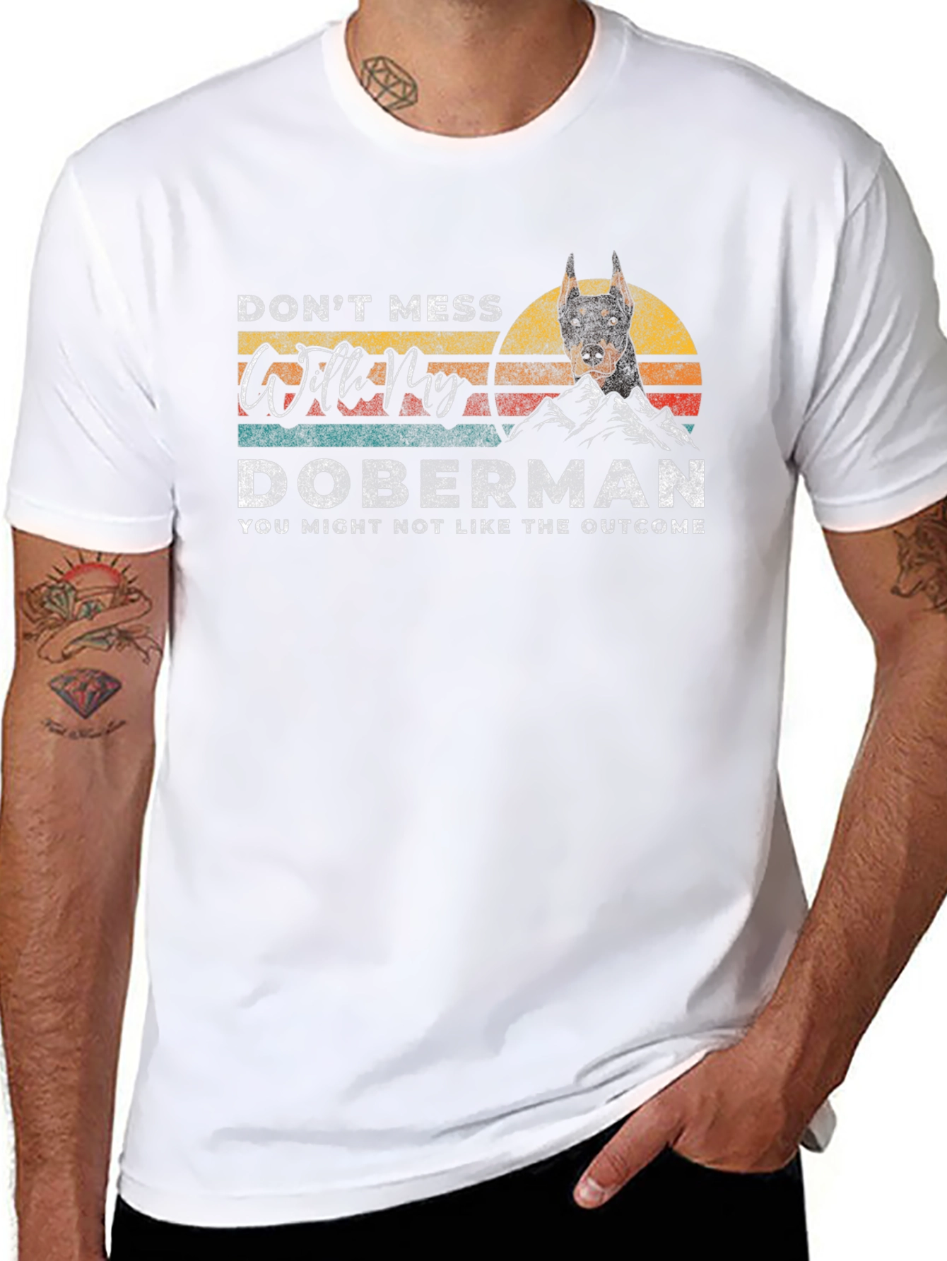 Doberman T-Shirt - Dont Mess With My Doberman