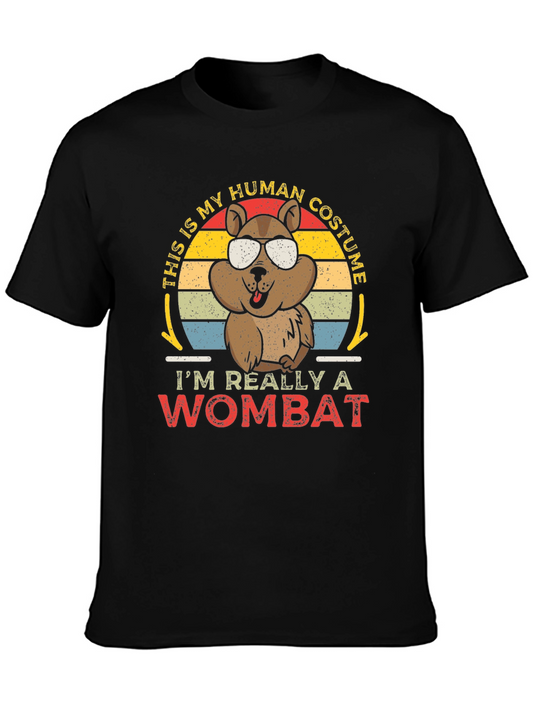 Human Costume Wombat Graphic Tee