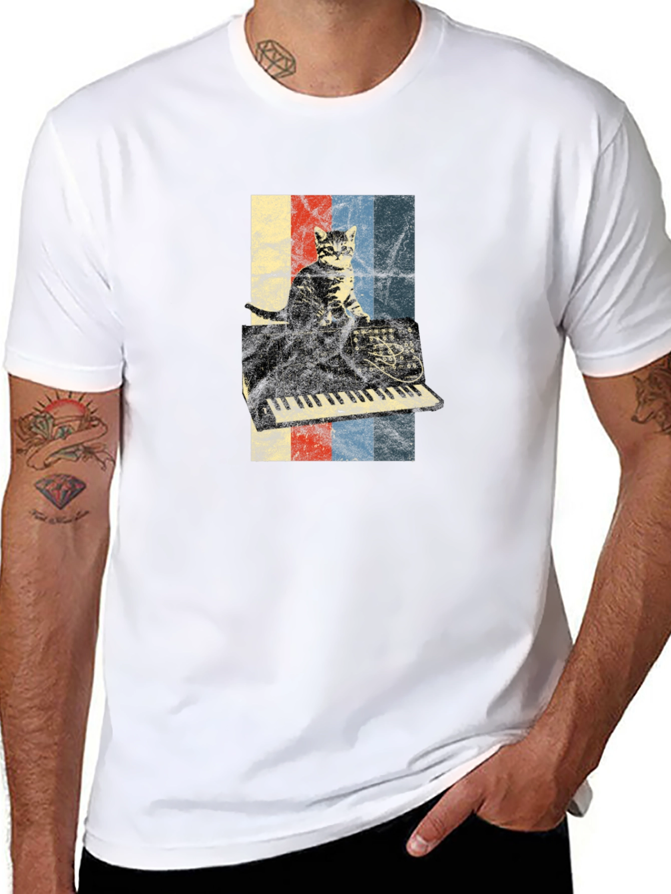 Cat Synthesizer T-Shirt